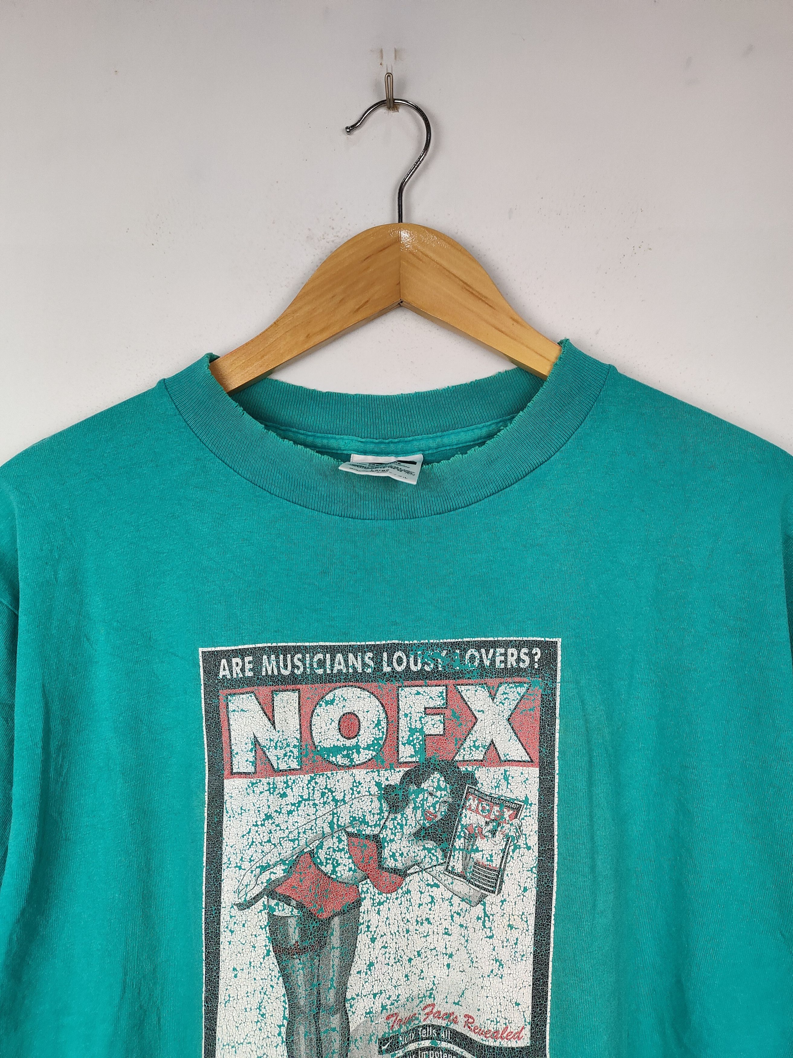 Band Tees Vintage 90s Nofx Band Shirt Size US L / EU 52-54 / 3 - 2 Thumbnail