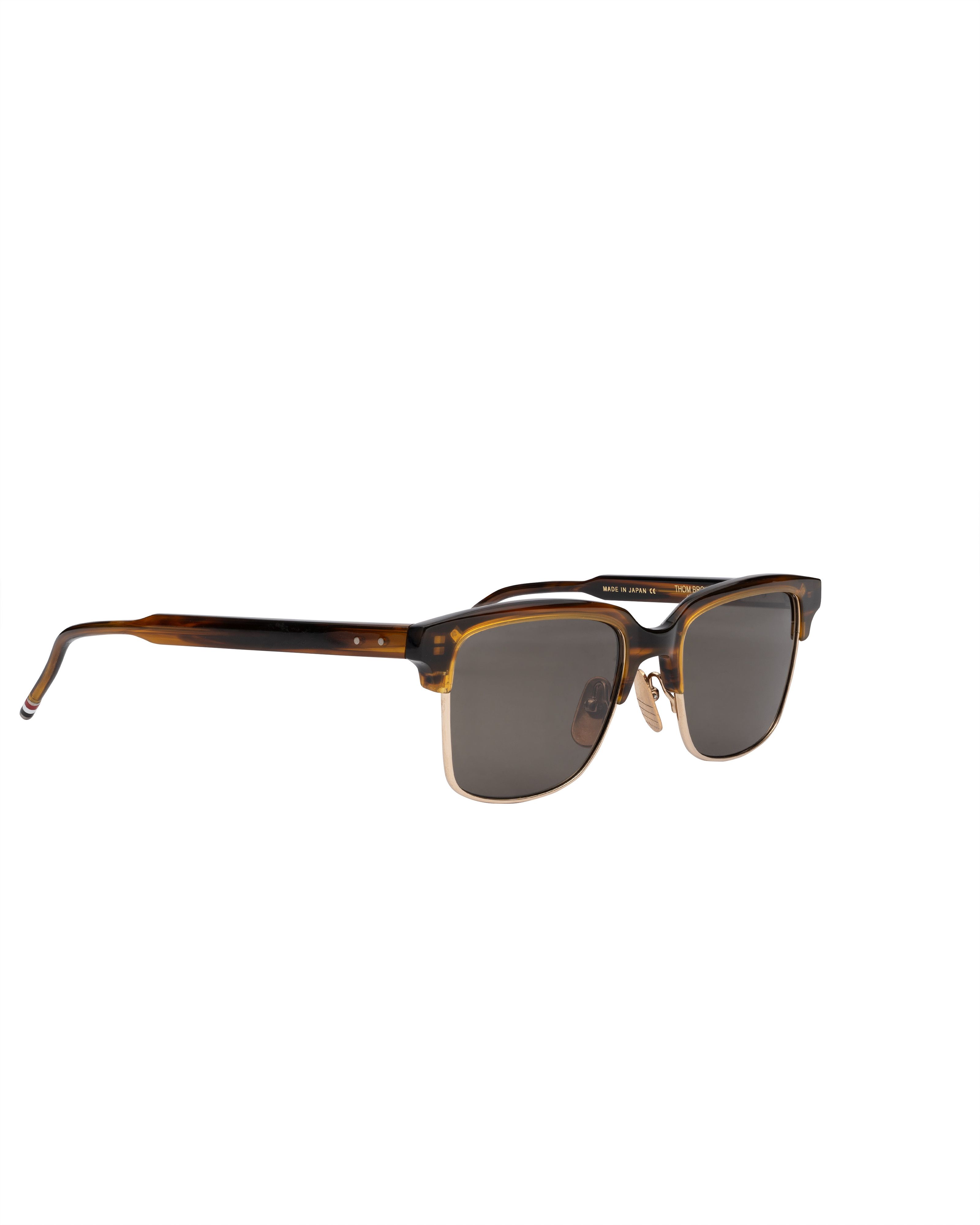 Thom Browne Thom Browne wallnut gold frame sunglasses Size ONE SIZE - 1 Thumbnail