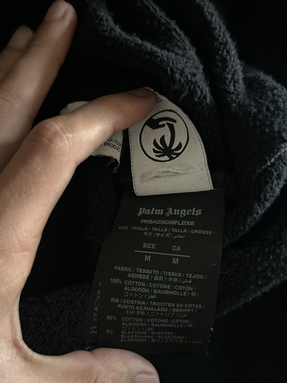 Palm Angels Palm Angels Star Sprayed Sweatshirt Size US M / EU 48-50 / 2 - 8 Thumbnail