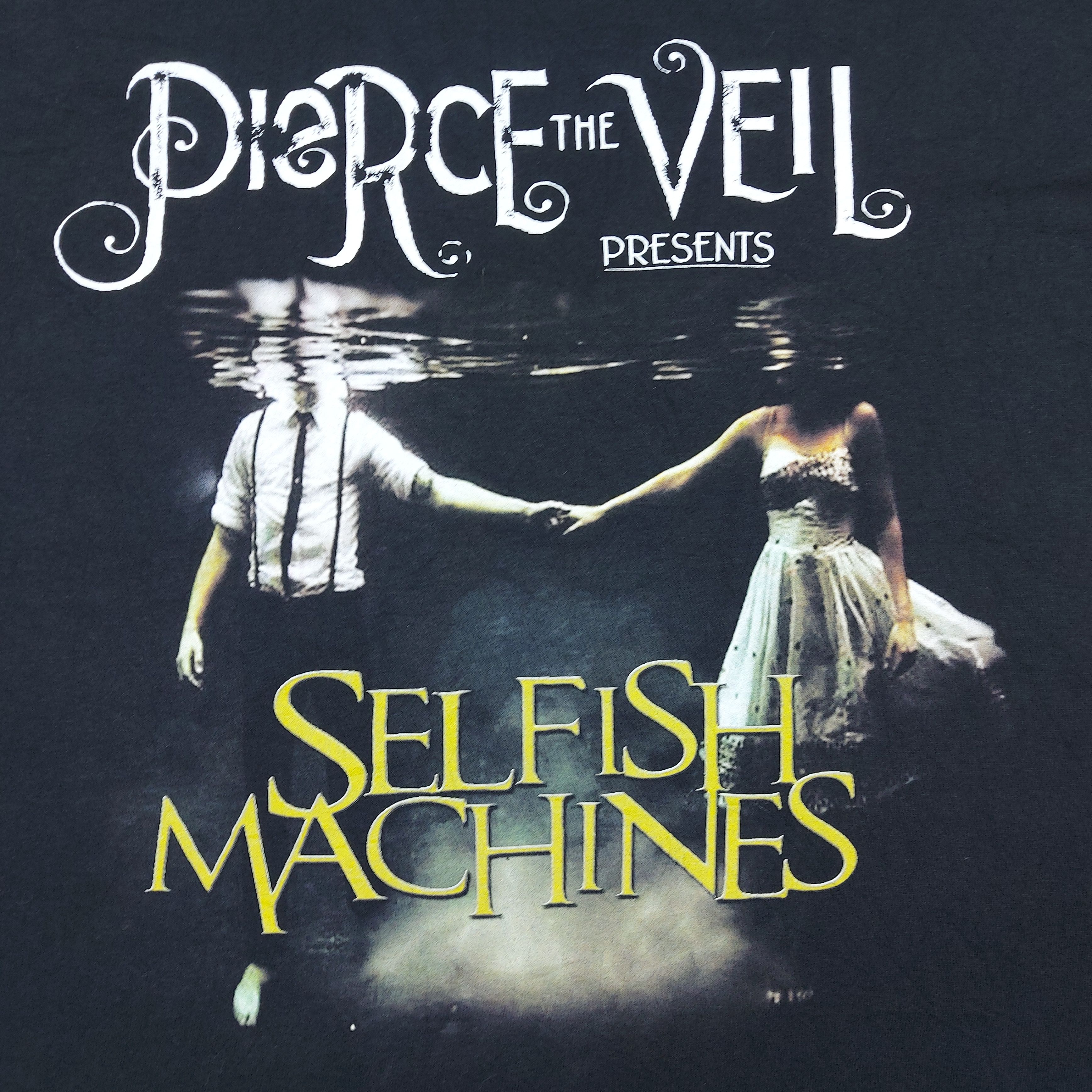 Band Tees Pierce The Veil Band Selfish Machines Album EMO Pop-Punk TEE Size US M / EU 48-50 / 2 - 2 Thumbnail