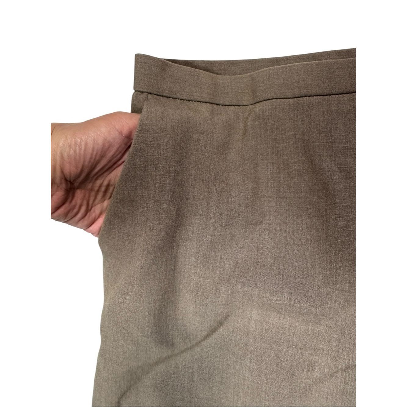 Other Sag Harbor Cropped Wide Leg Pants in Taupe Size 16 Petite Size 38" / US 16 / IT 52 - 4 Thumbnail