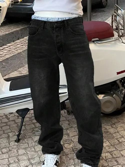 Jean Vintage RETRO y2k 90s jeans denim Size US 34 / EU 50 - 1 Thumbnail