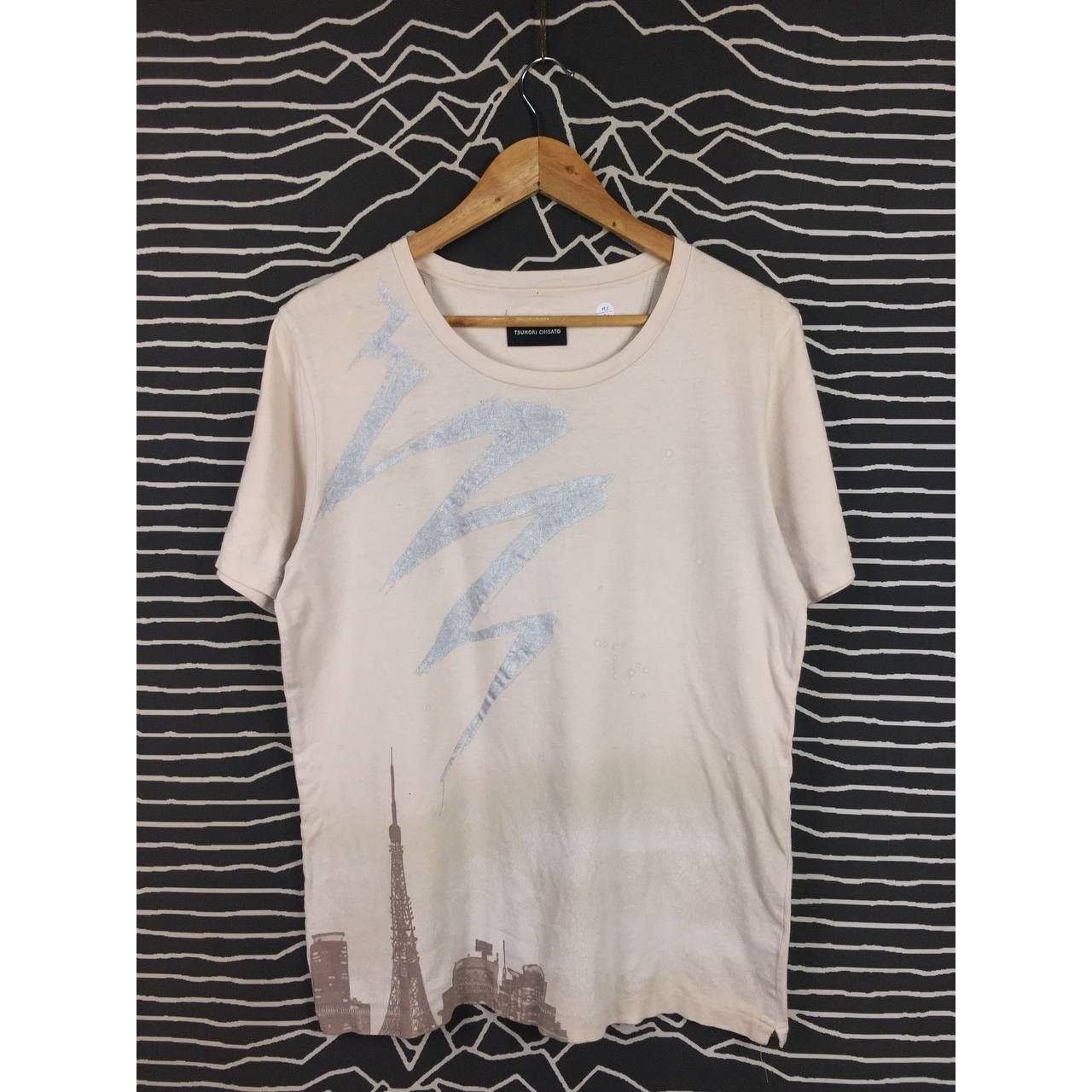 Issey Miyake Tsumori Chisato Avant Garde Lightning Bolt City Vibe Tee Size US M / EU 48-50 / 2 - 1 Thumbnail