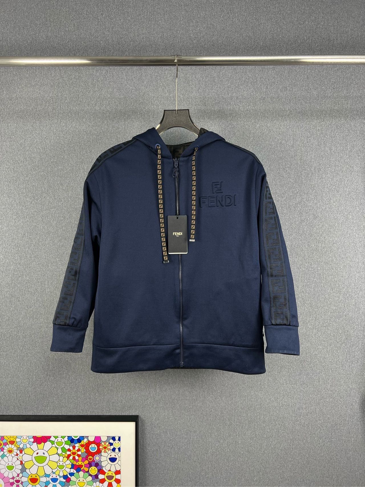 Fendi FENDI Monogram Full Logo Reversible Jacket Size XS / US 0-2 / IT 36-38 - 1 Thumbnail