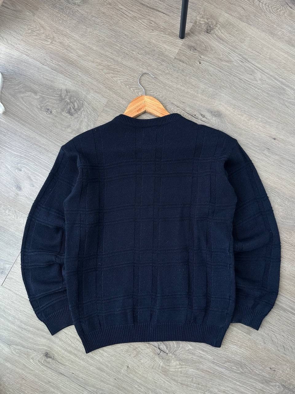 Lacoste × Vintage Vintage Lacoste Blue Wool Ribbed Knit Sweater Size US S / EU 44-46 / 1 - 7 Thumbnail