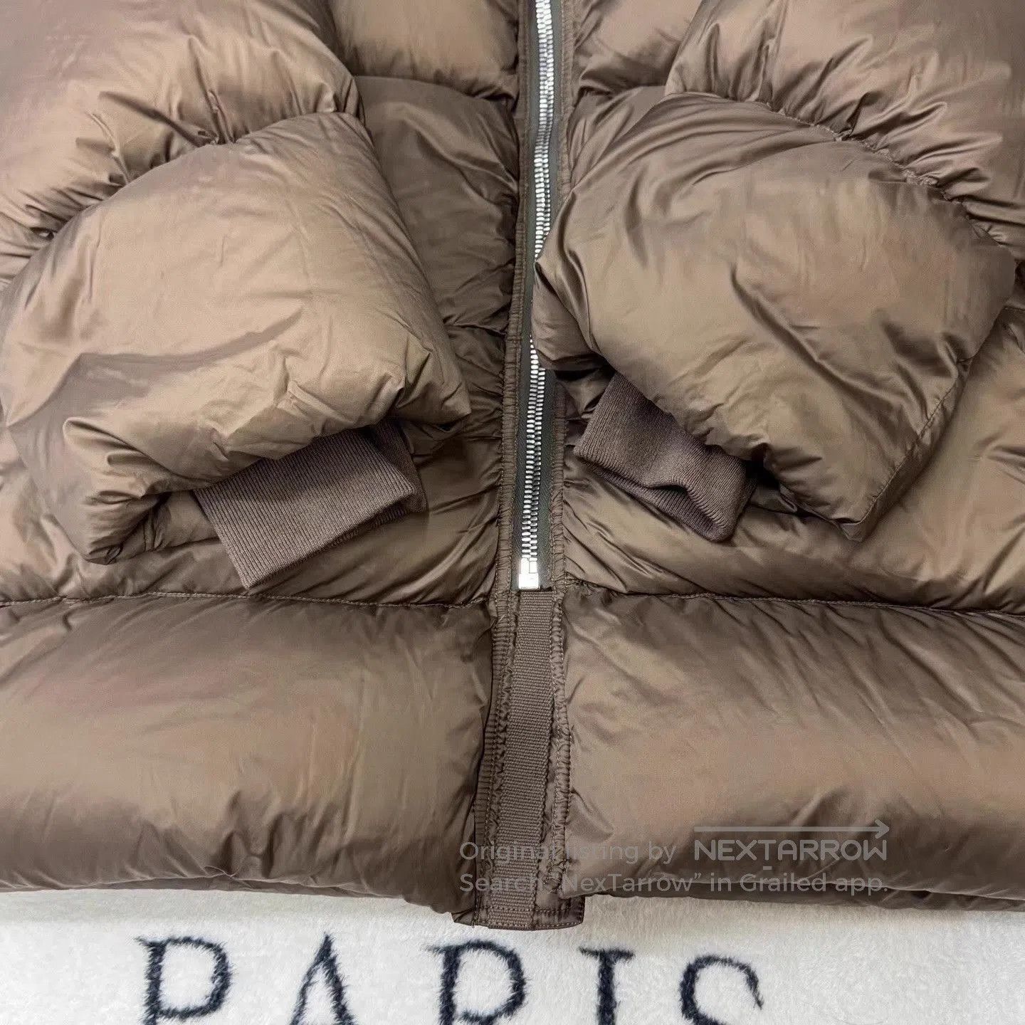 Rick Owens Brown Puffer Coat with Hood . Size US L / EU 52-54 / 3 - 2 Thumbnail
