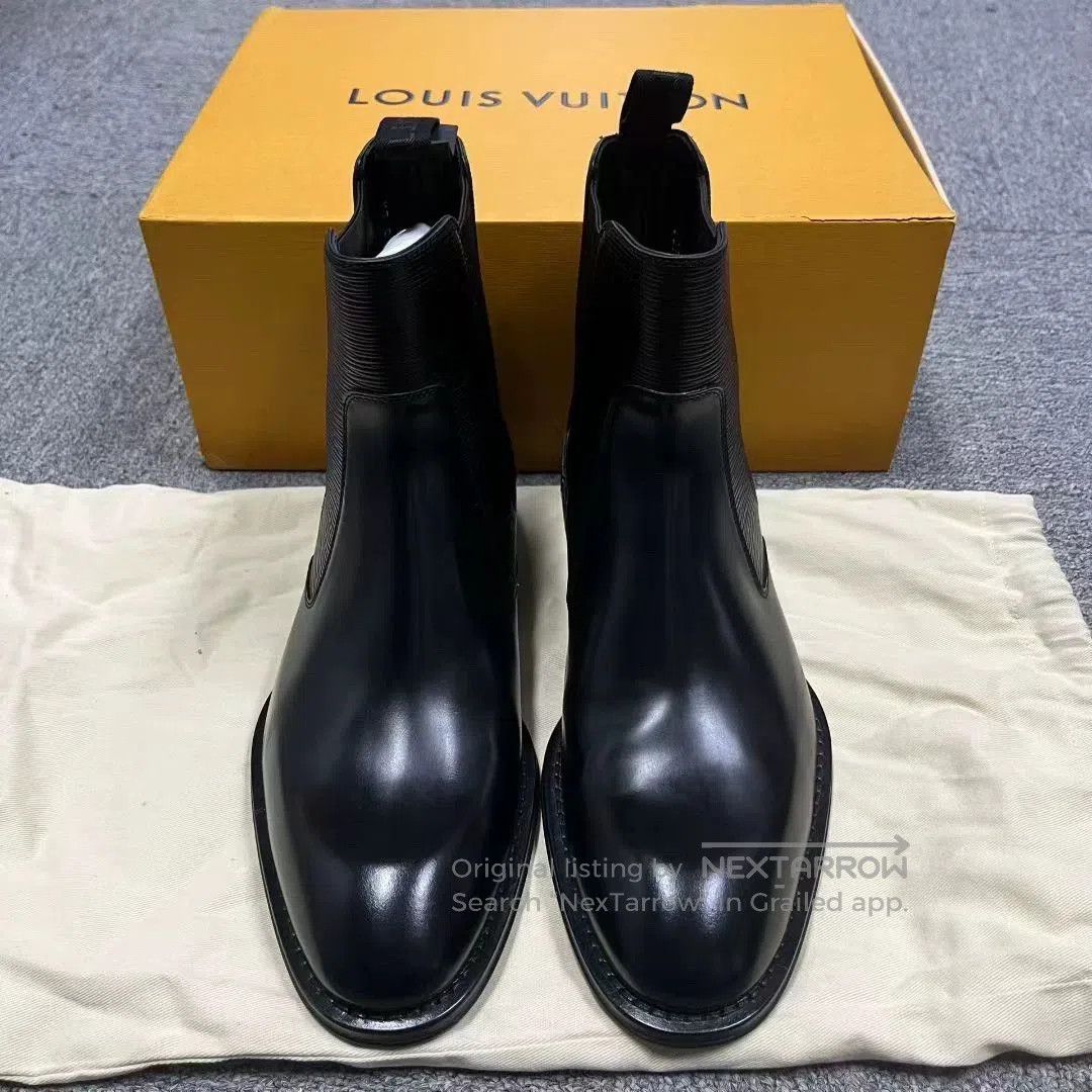 Louis Vuitton louis vuitton black chelsea ankle boots. Size US 6.5 / EU 39-40 - 2 Thumbnail