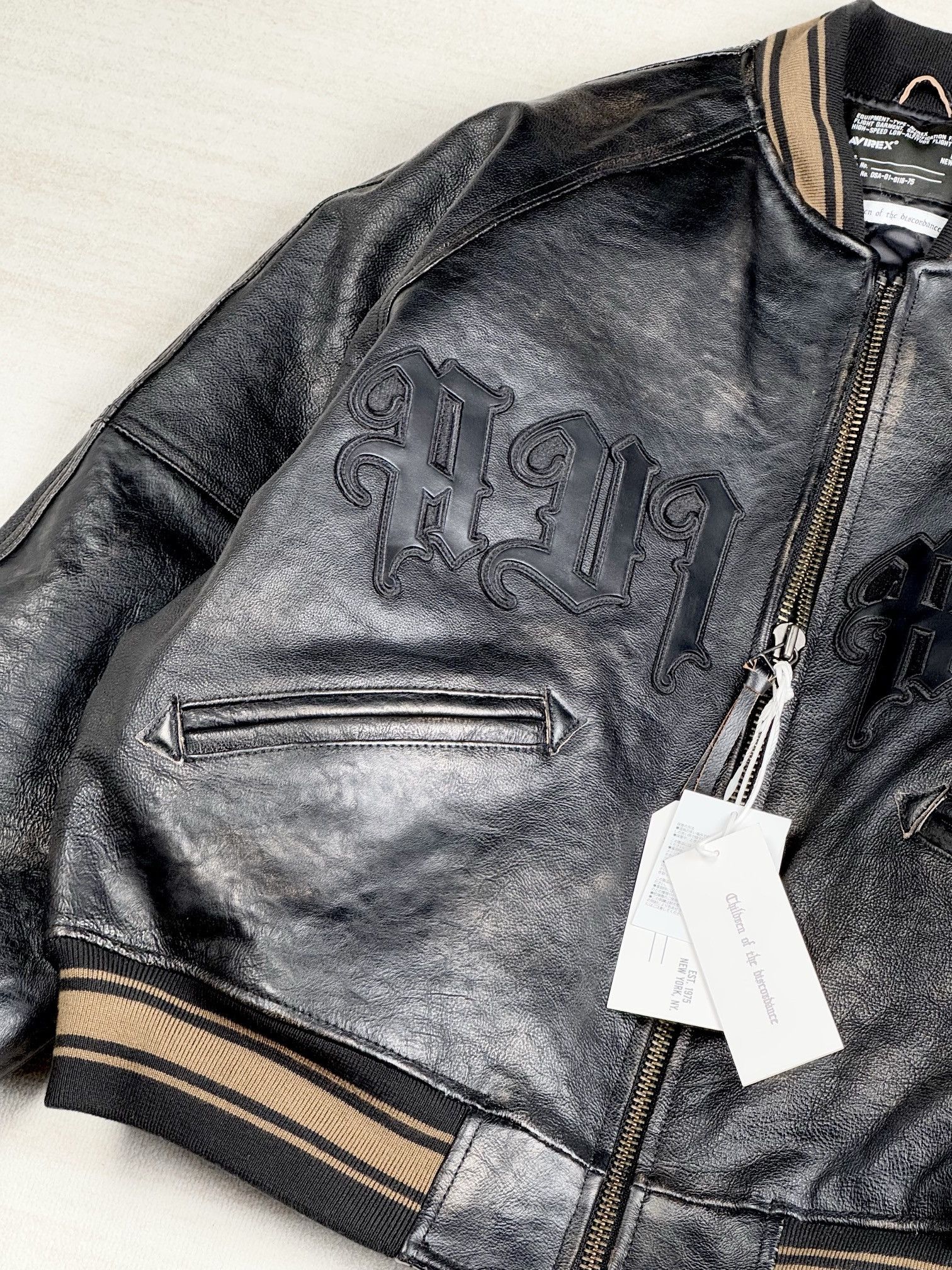 Avirex avirex x children of the discordance varsity leather jacket Size US M / EU 48-50 / 2 - 4 Thumbnail