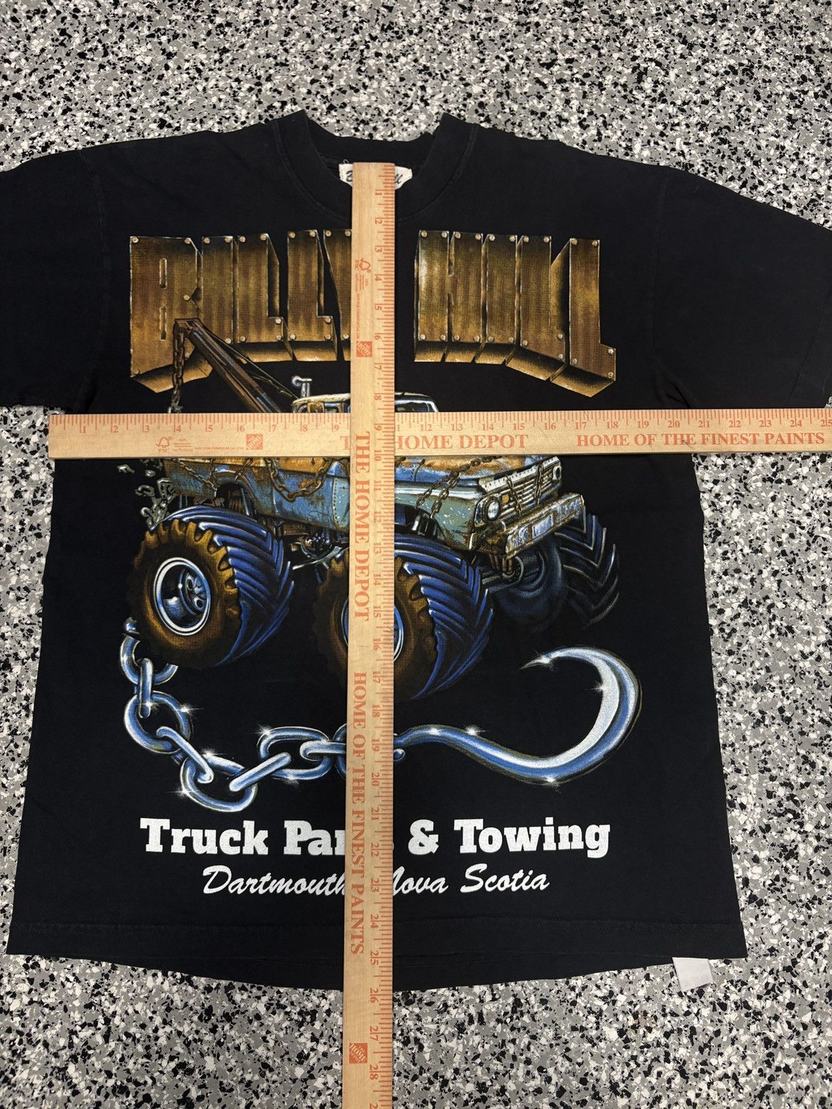 Billy Hill 2021 Billy Hill “Truck Parts & Towing” Black T-Shirt Size M Size US M / EU 48-50 / 2 - 7 Thumbnail