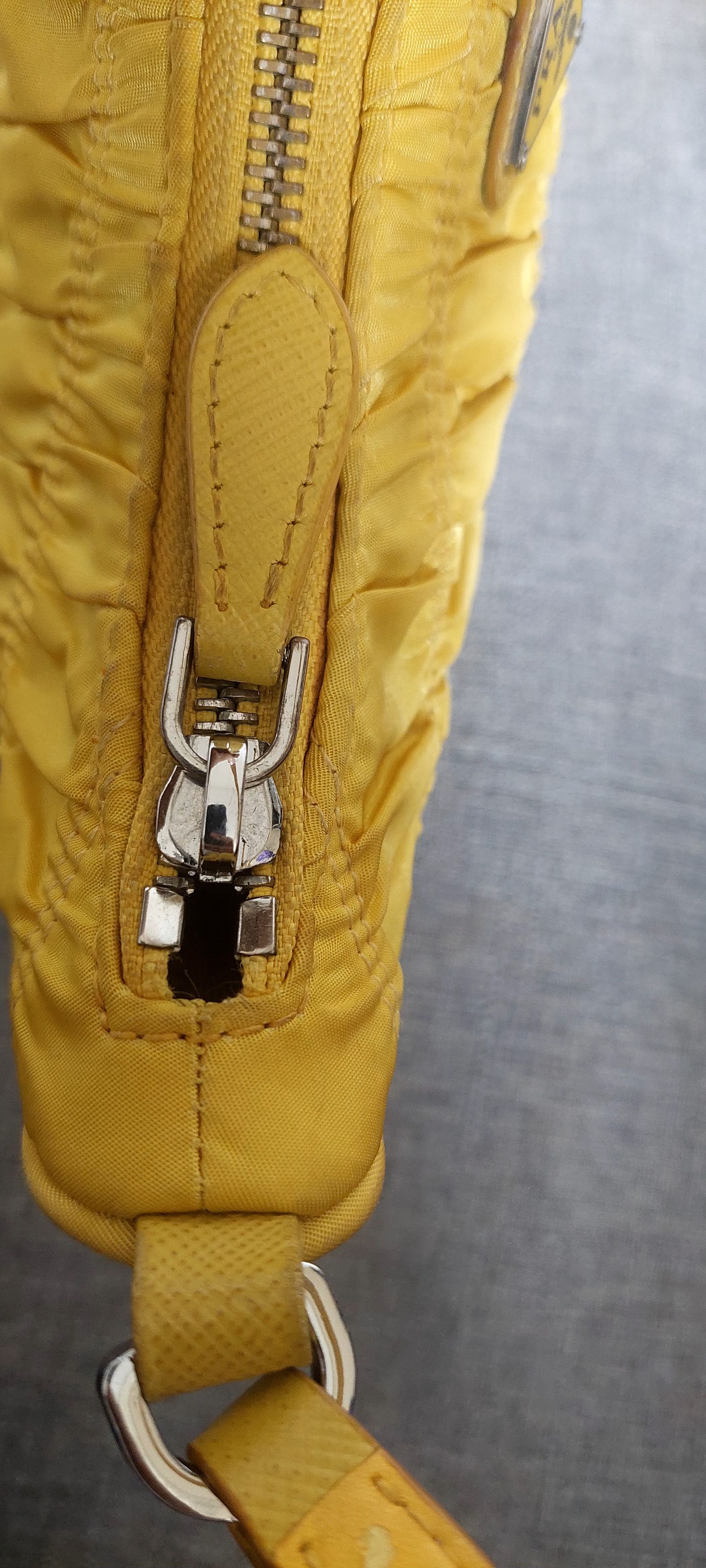 Prada Prada Tessuto Mini Yellow Size ONE SIZE - 9 Thumbnail