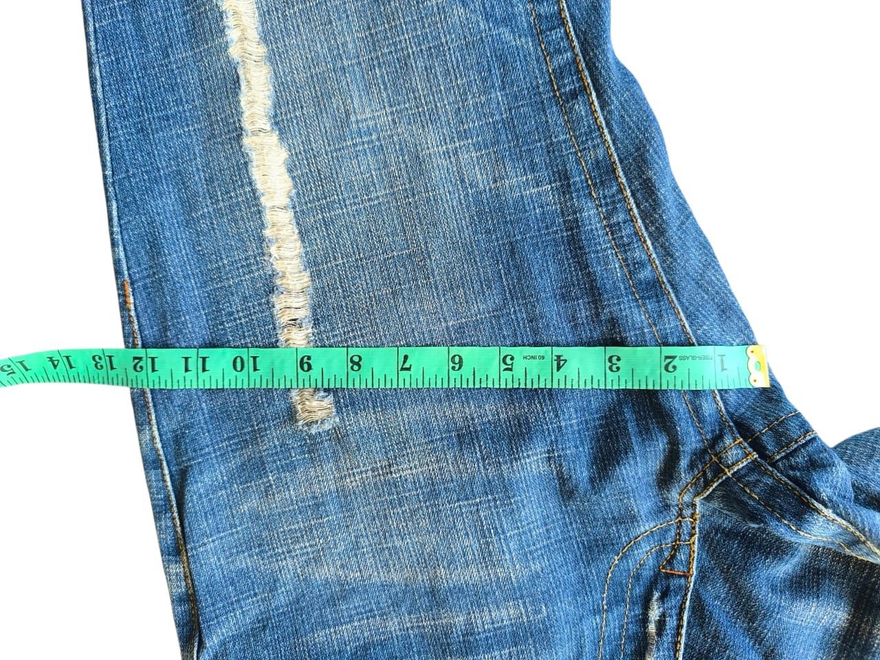 True Religion True Religion Flared Distressed Denim Size US 33 - 14 Thumbnail