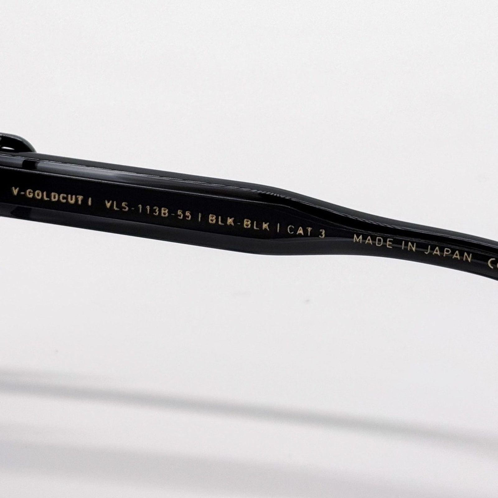 Valentino New! Valentino V GoldCut I VLS 113B Black Sunglasses Size ONE SIZE - 8 Thumbnail