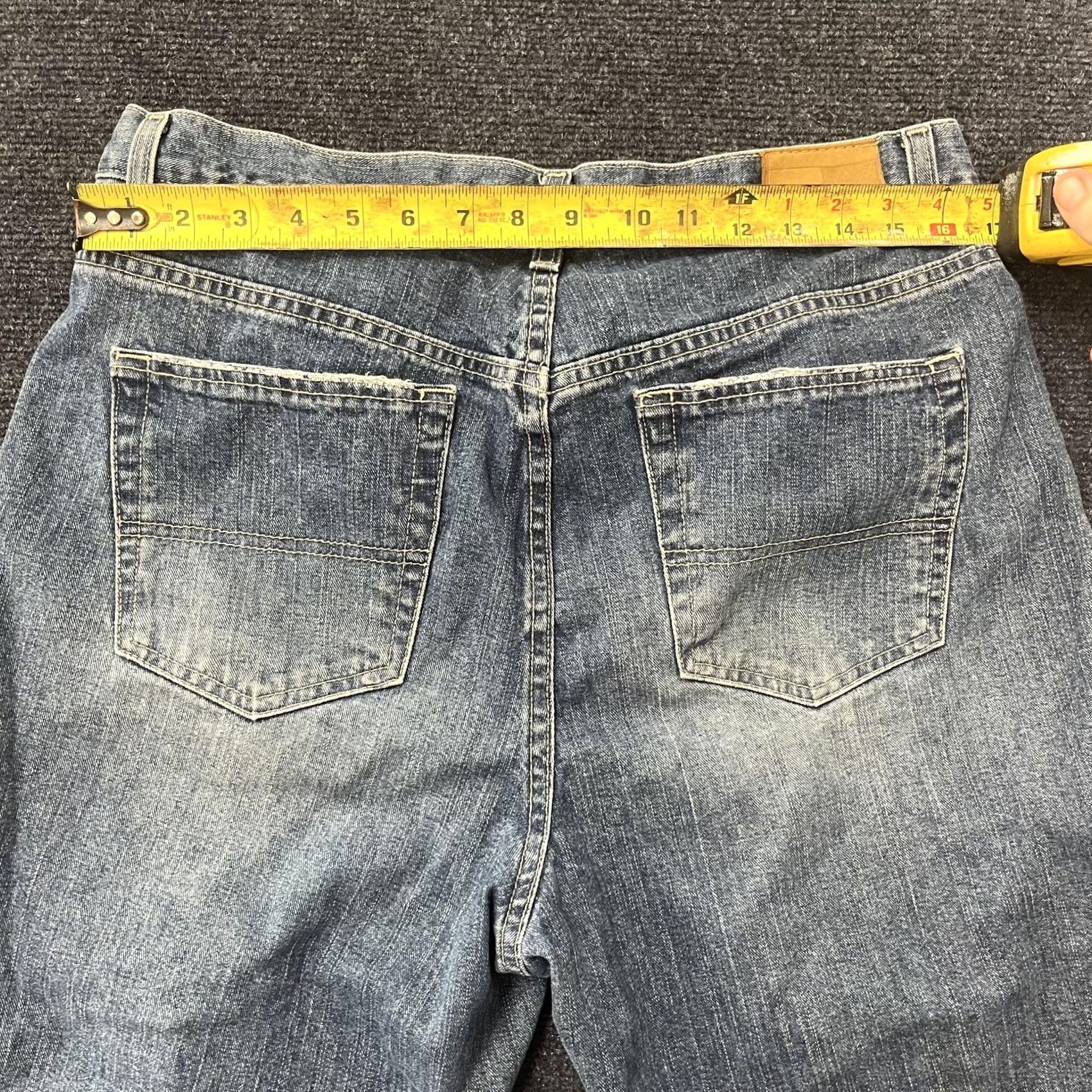 Tommy Hilfiger Y2K Tommy Hilfiger Jeans Mens 33x31 Blue Denim Bootcut Medium Wash Classic Boot Jeans Size US 33 - 3 Thumbnail