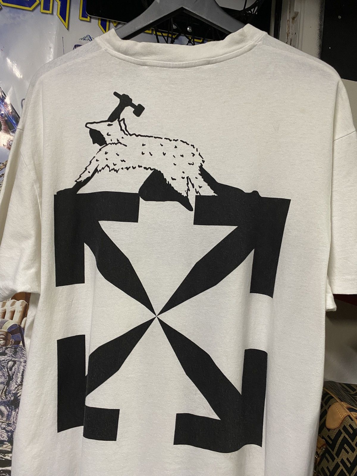 Off-White Off-White World Caterpillar White Mens Tee Shirt XLarge Size US XL / EU 56 / 4 - 14 Thumbnail