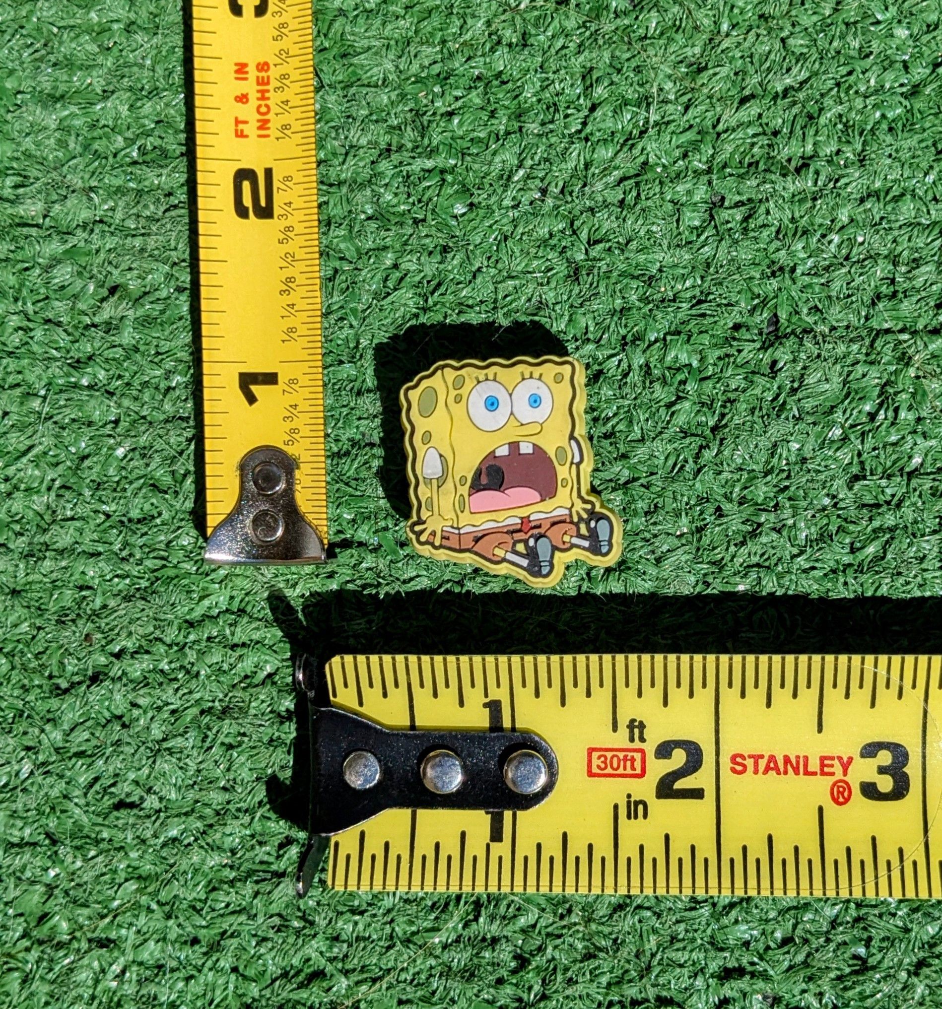 Designer SpongeBob Squarepants Crocs Jibbitz Shoe/Sandal Charm Size ONE SIZE - 3 Thumbnail