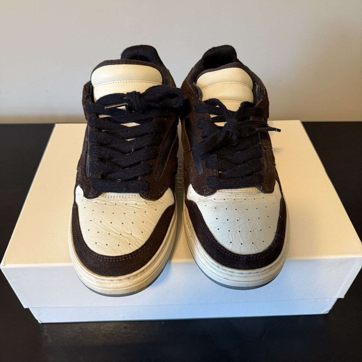 Hypebeast × Represent Clo. Represent Clo. Reptor Low Brown/Black/White Size 9 US Size US 9 / EU 42 - 3 Thumbnail