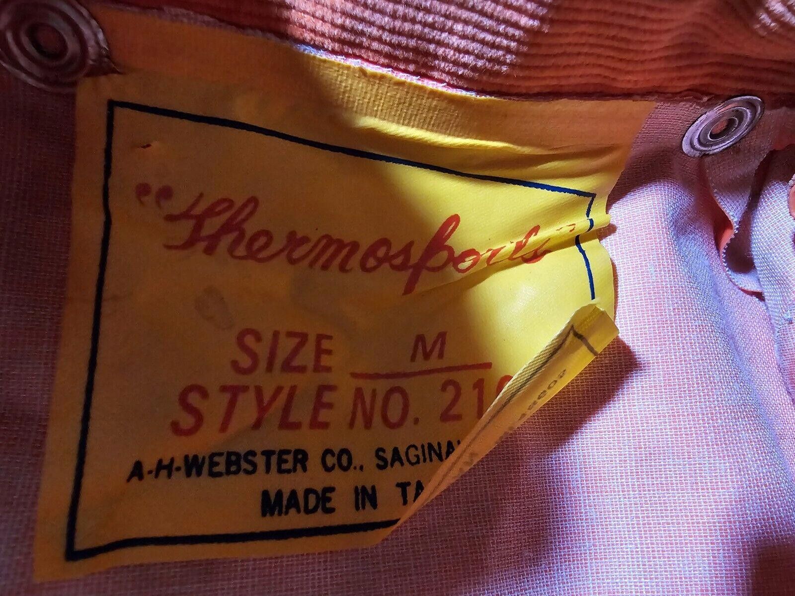 Designer Thermosport Jacket Medium Orange Rain Coat Utility Size US M / EU 48-50 / 2 - 3 Thumbnail