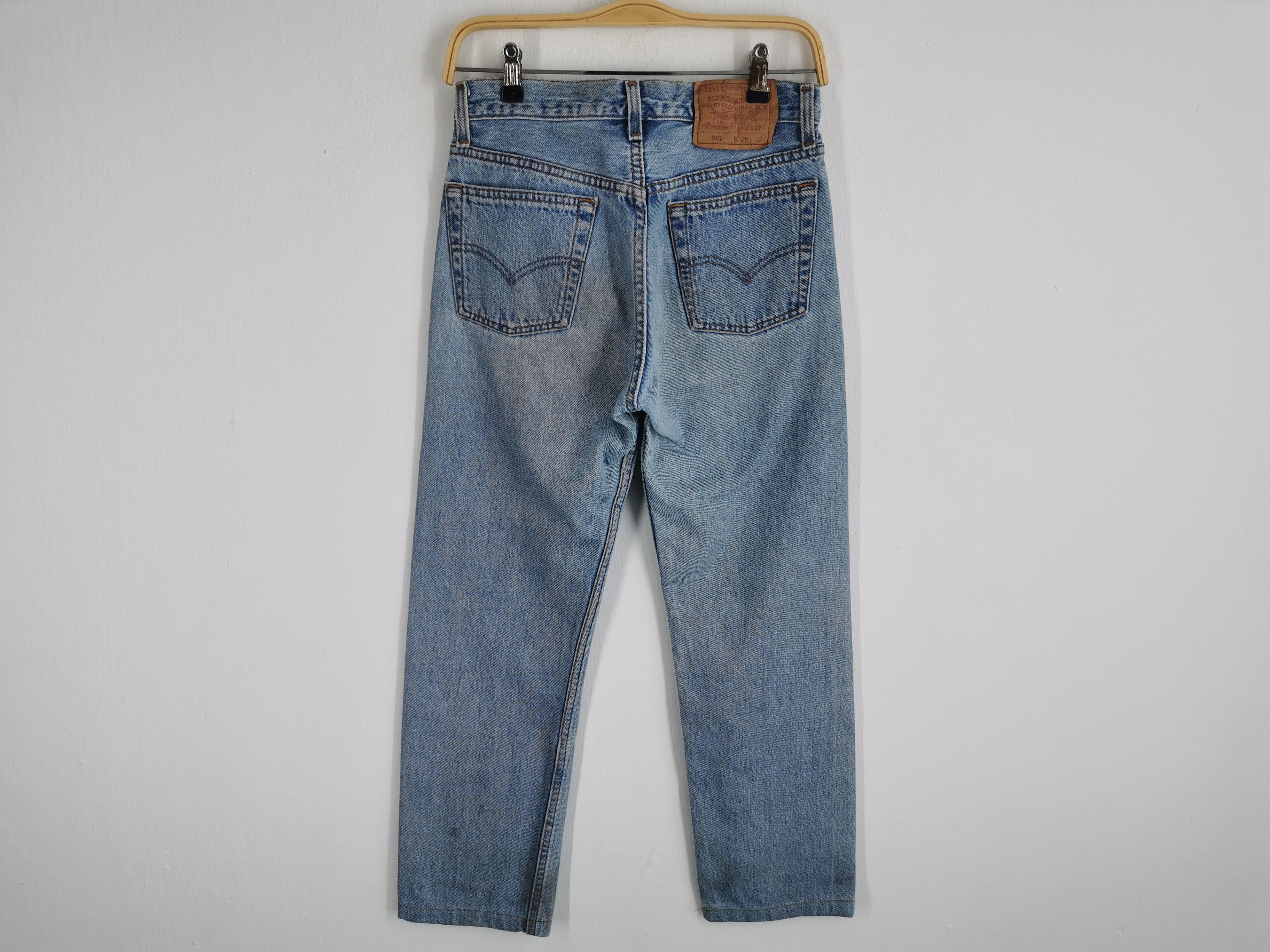 Levi's Distressed Vintage 90's Levis Lot 501 Denim Made In USA Size US 28 / EU 44 - 3 Thumbnail