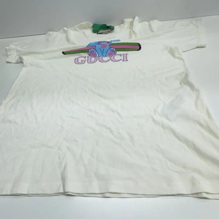 Gucci Gucci Bunny Print Short Sleeve T-Shirt-2507 Size M / US 6-8 / IT 42-44 - 3 Thumbnail