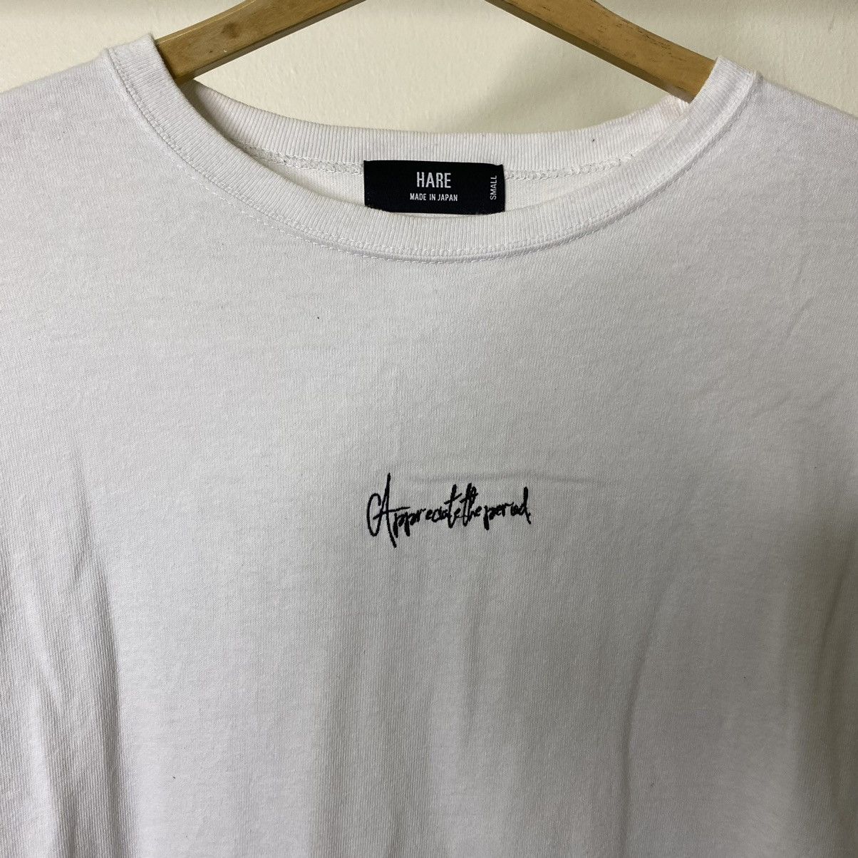 HARE × Japanese Brand Hare Flower Abstract Art Backhit LS Tee Made in Japan Size US L / EU 52-54 / 3 - 6 Thumbnail