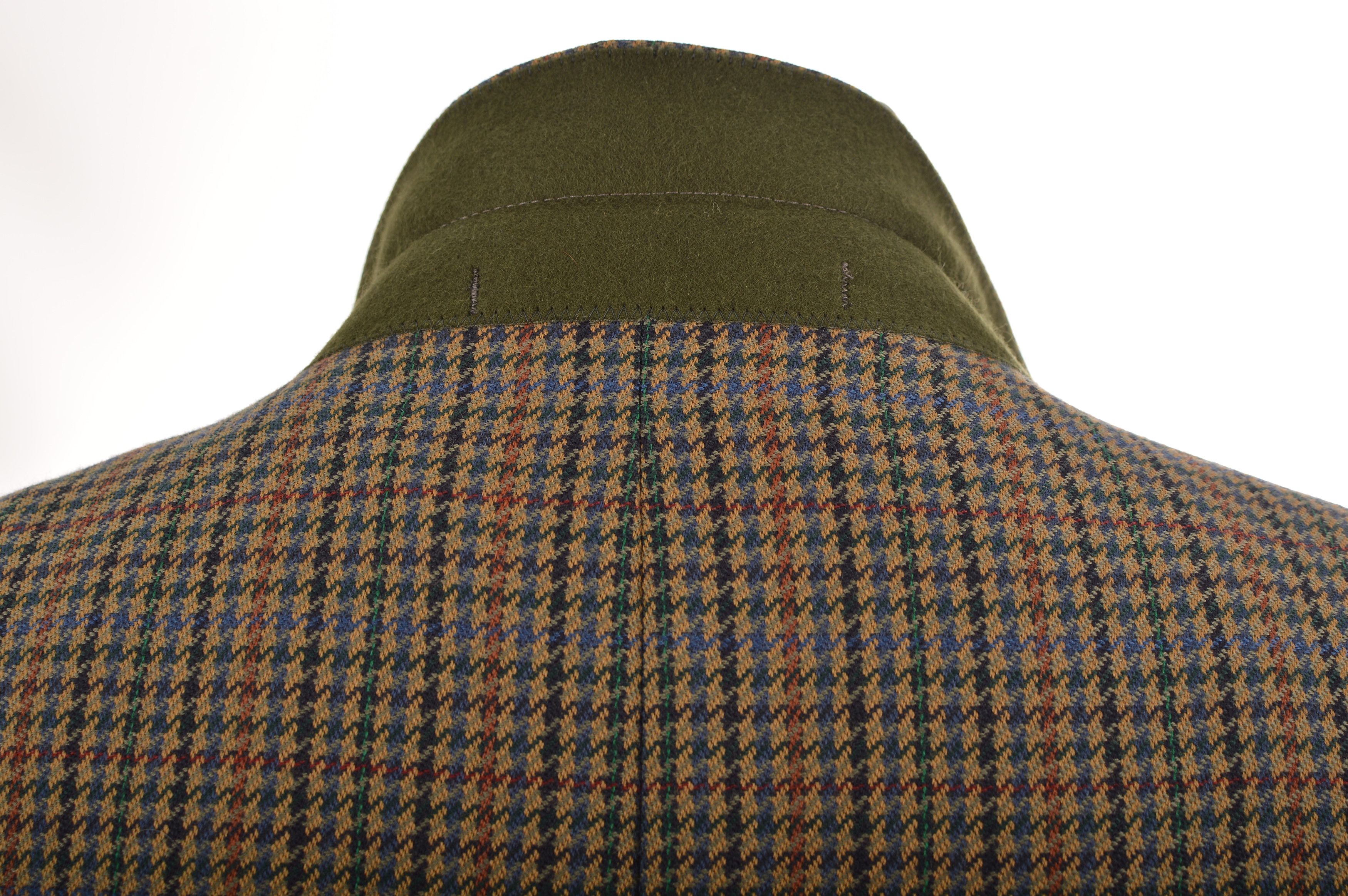 DAKS Daks Signature Vintage Houndtooth Blazer Jacket Size 42S - 5 Thumbnail