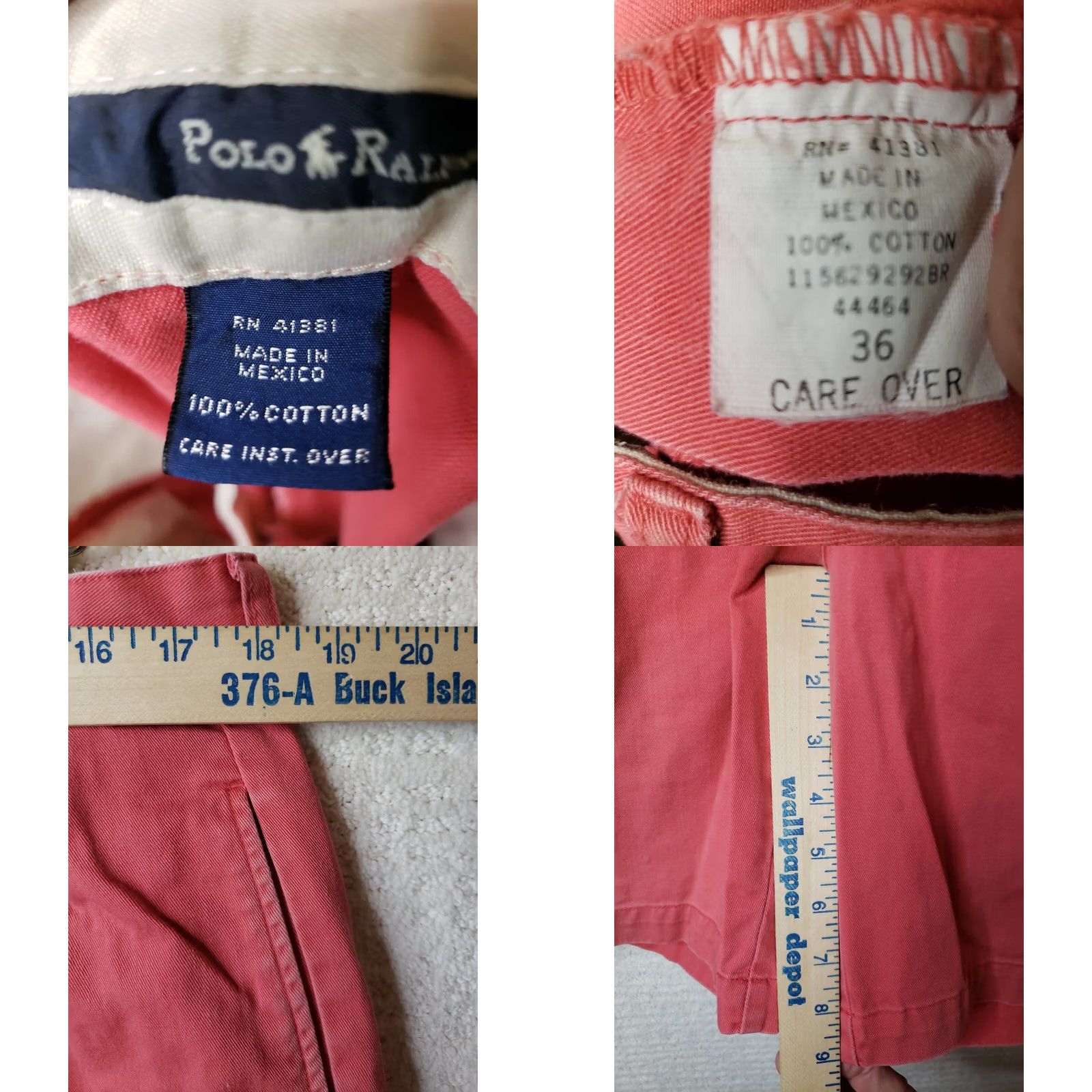Polo Ralph Lauren Polo Ralph Lauren Men’s Classic Fit Shorts Chino Size 36x9 Red Pepper Size US M / EU 48-50 / 2 - 8 Thumbnail
