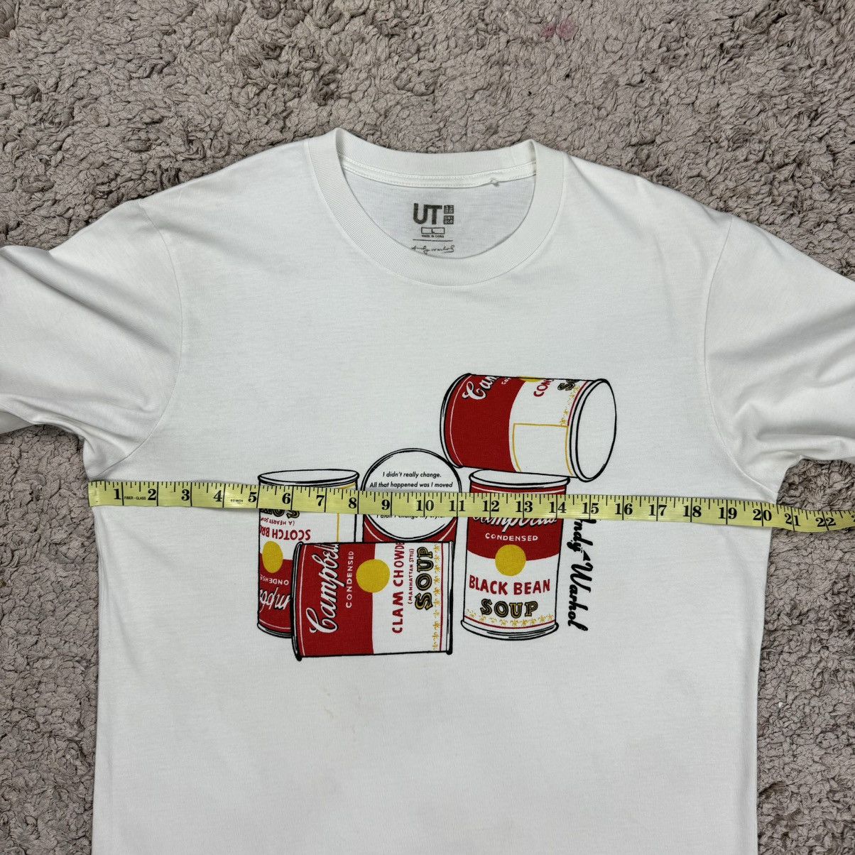 Andy Warhol × Designer × Japanese Brand Uniqlo Andy Warhol Campbells T-shirt Size US L / EU 52-54 / 3 - 12 Thumbnail