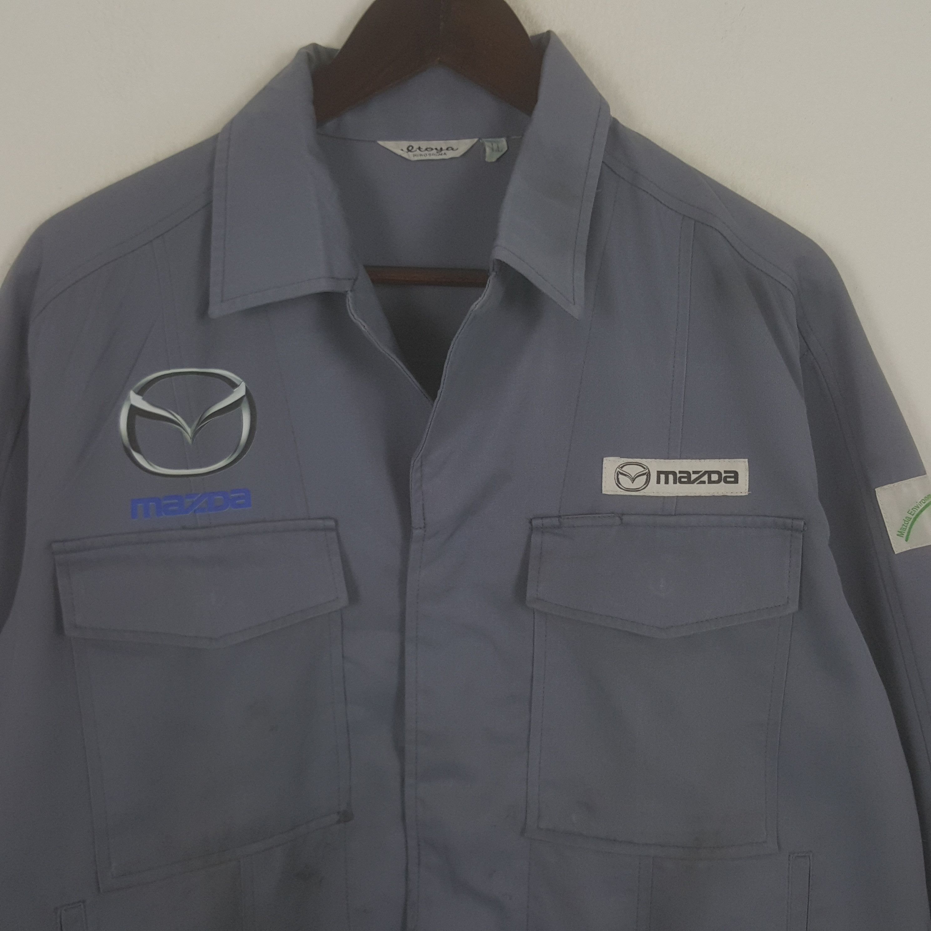Japanese Brand × Vintage Vintage Mazda Racing Team Worker Custom Art Jacket Size US L / EU 52-54 / 3 - 4 Thumbnail