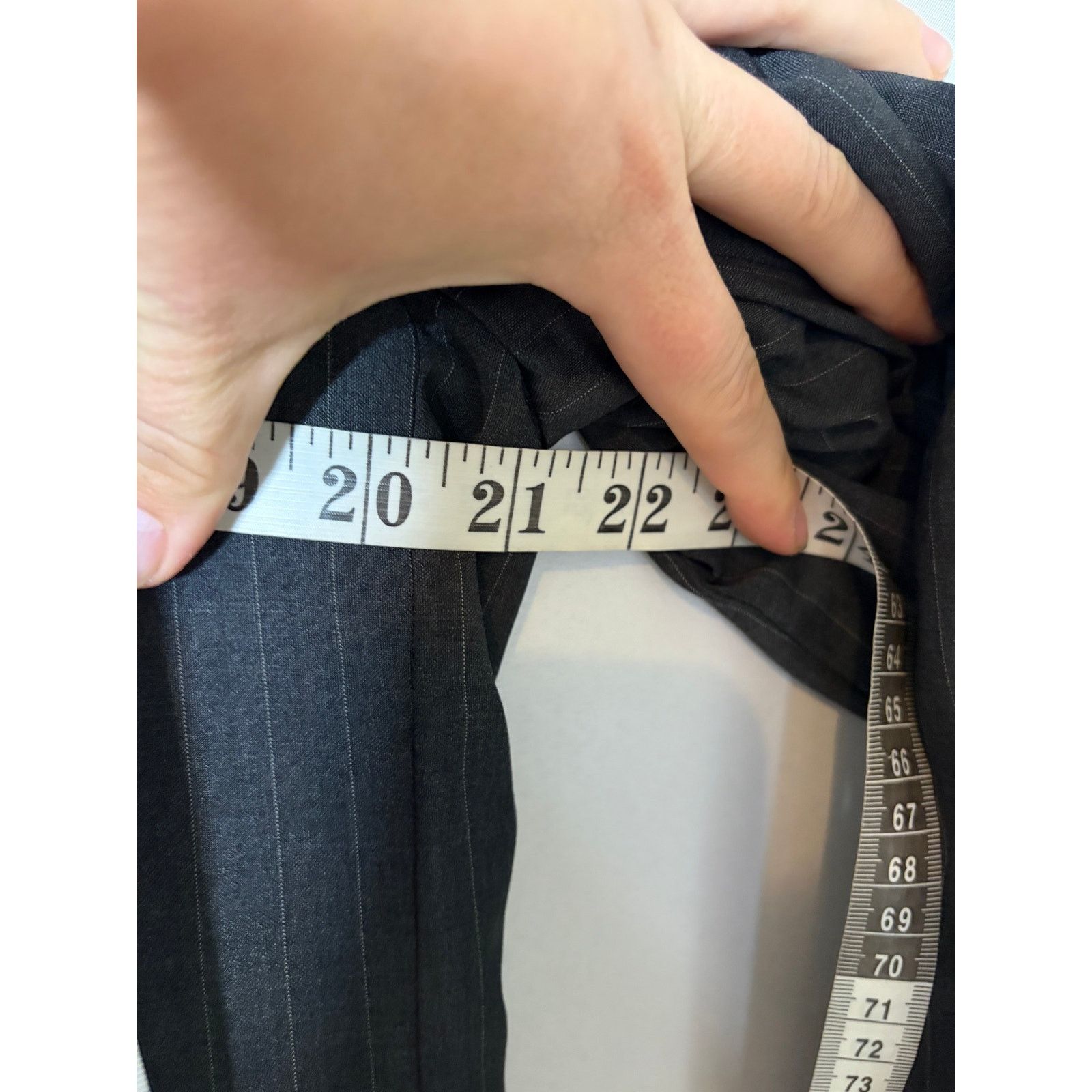 J. Press J.Press grey stripe wool blazer jacket sz 42R Size 42R - 6 Thumbnail