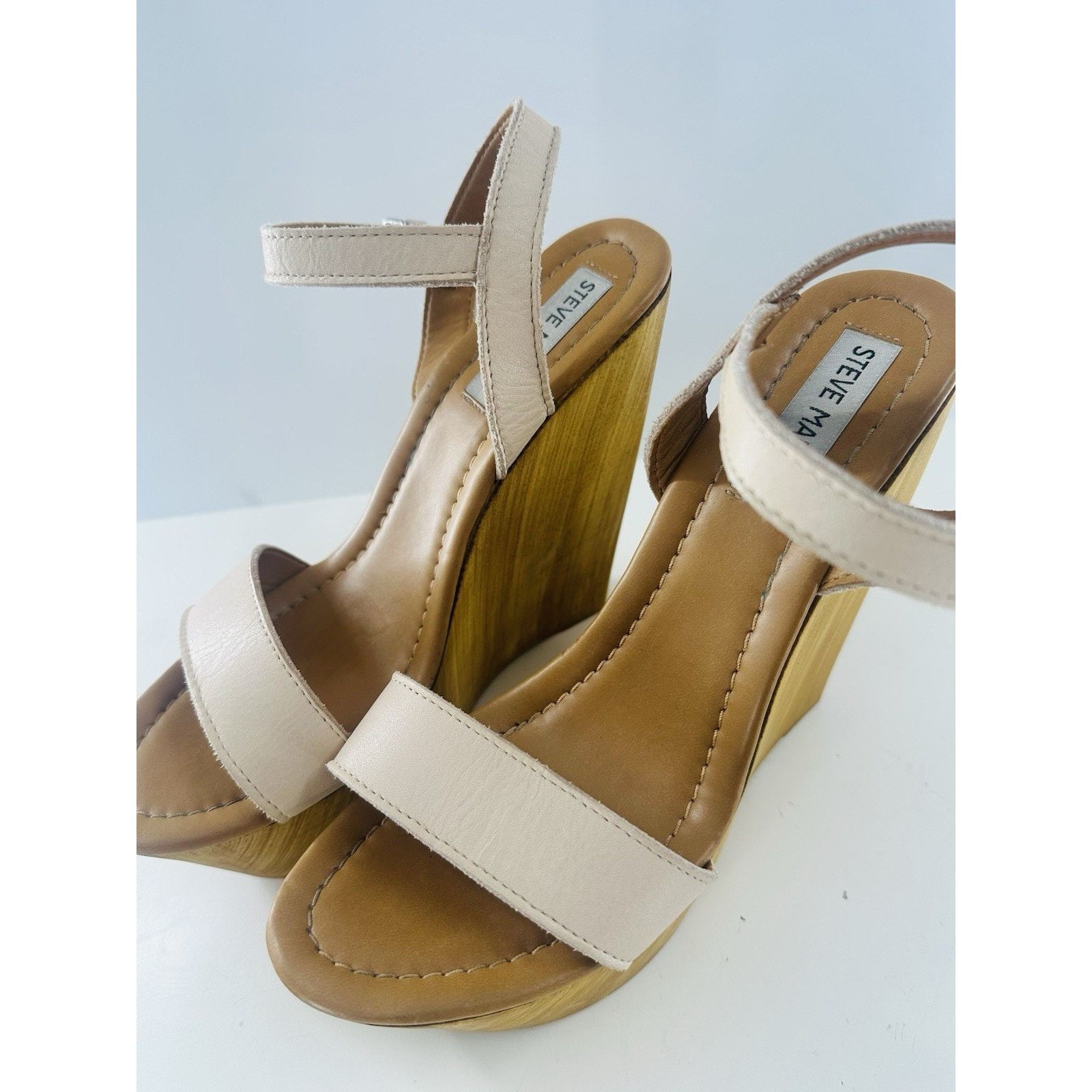 Steve Madden Steve Madden woman’s Takkenn Strappy Wedge sandals size 8 Size US 8 / IT 38 - 12 Thumbnail