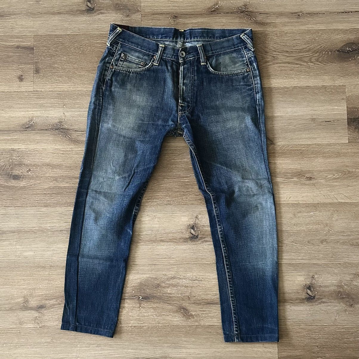 Evisu Dark Blue vintage Evisu Jeans (circa 2005-2006) Size US 32 / EU 48 - 2 Thumbnail