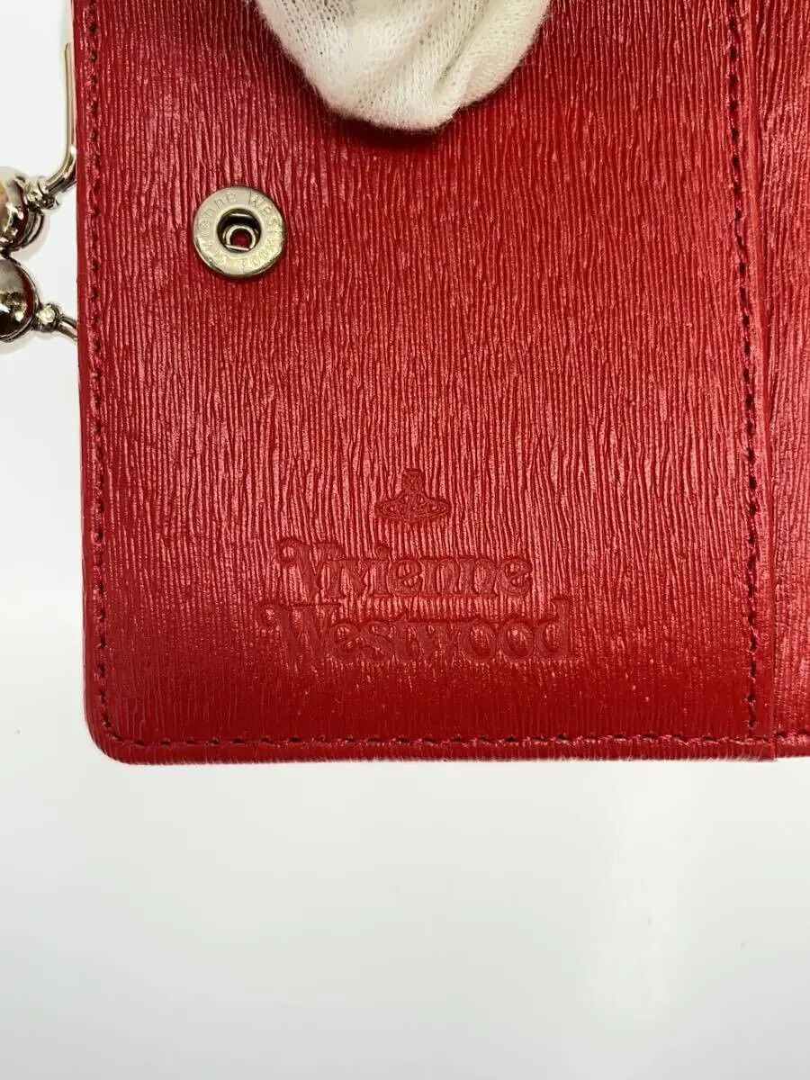 Vivienne Westwood Vivienne Westwood Lthr Tri-Fold Wallet Red Size ONE SIZE - 3 Thumbnail