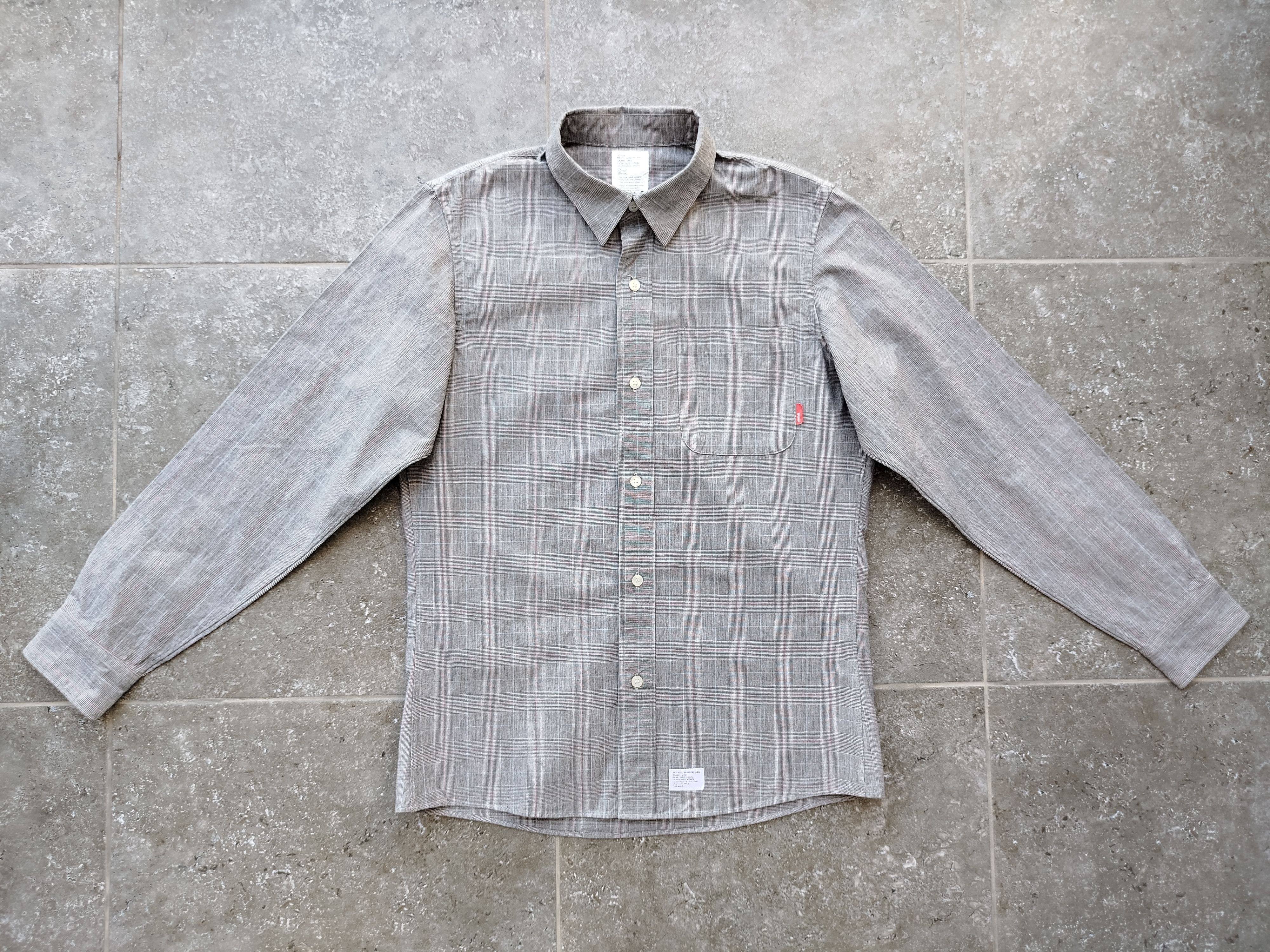 Wtaps Neighborhood Shirt Long Sleeve Glen Check Vintage Size M Size US M / EU 48-50 / 2 - 2 Thumbnail