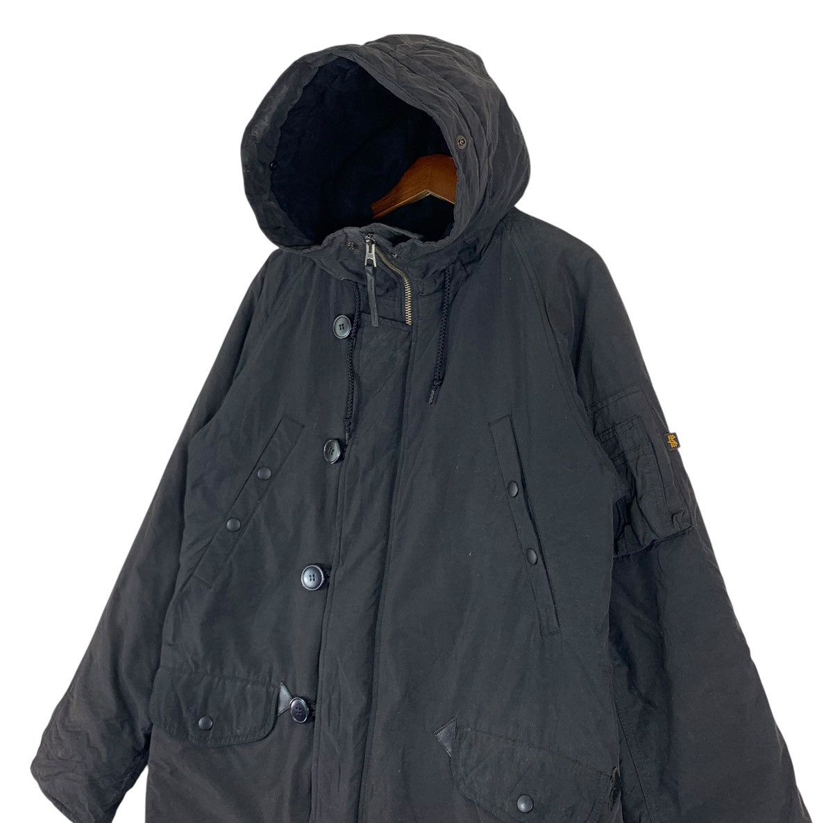 Alpha Industries VINTAGE ALPHA INDUSTRIES PARKA HOODIE BOMBER JACKET Size US M / EU 48-50 / 2 - 3 Thumbnail