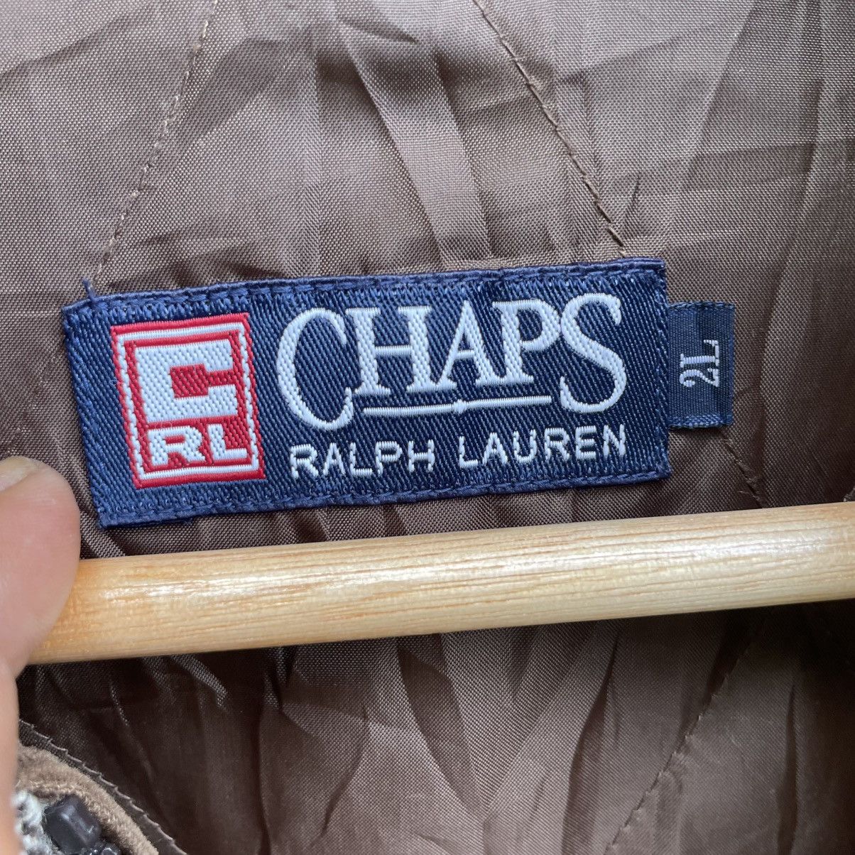 Chaps Ralph Lauren × Polo Ralph Lauren 💥Vintage Chaps Ralph Lauren Herringbone Hooded Zipper Jacket Size US M / EU 48-50 / 2 - 5 Thumbnail