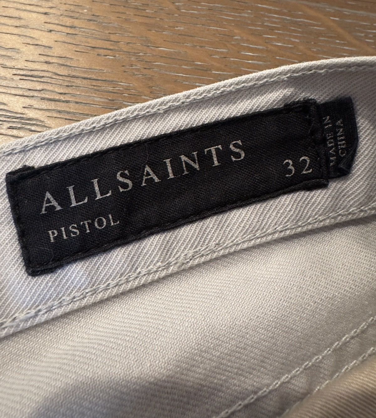 Allsaints 2 Allsaints Denim Pistol Jeans Pants Grey and Dark Green Size US 32 / EU 48 - 3 Thumbnail