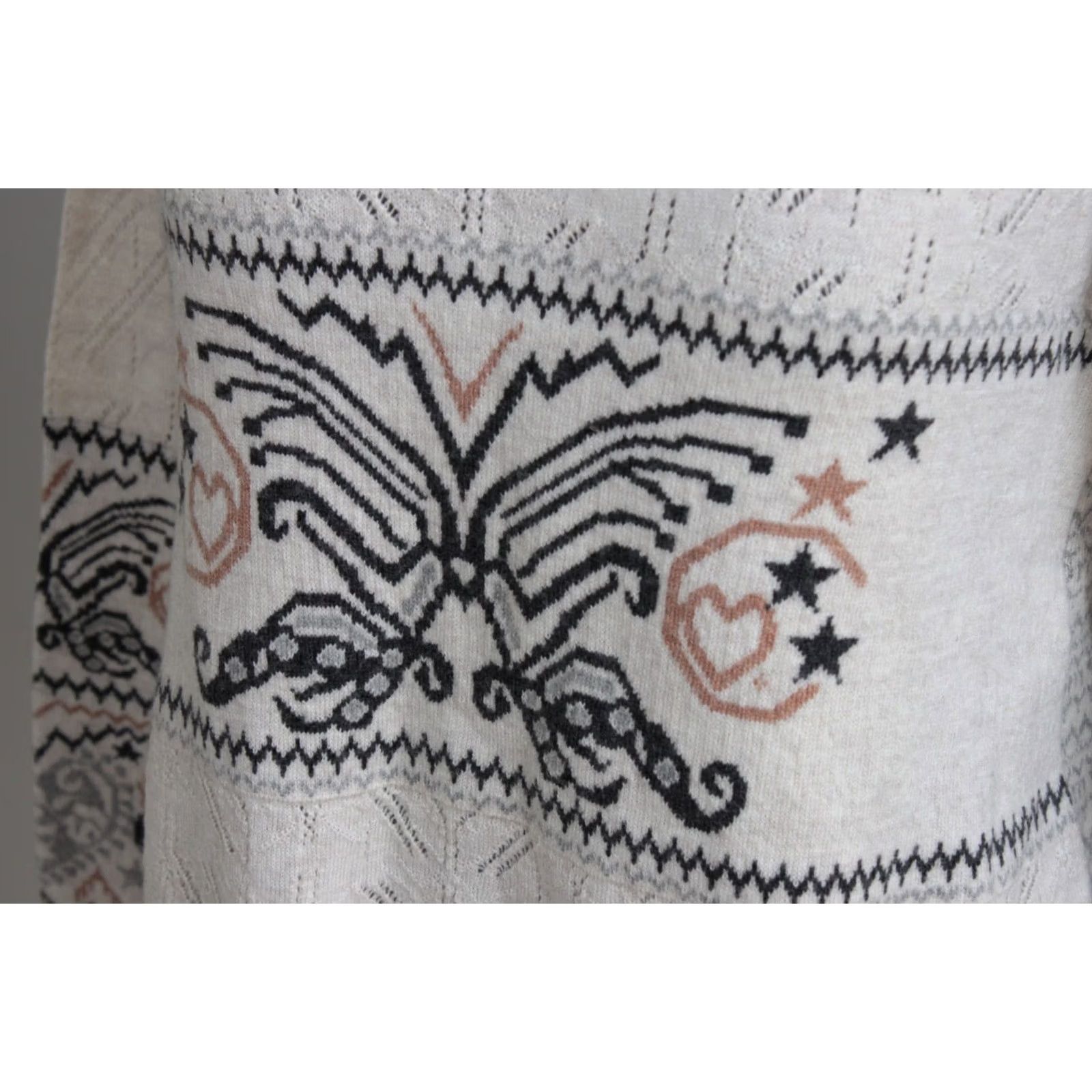 Vintage Odd Molly Jumper Womens Crew Neck Pullover Multicoloured Size 1 S 60 cm length 55 cm armpit to armpit 77 cm sleeve Womens Size XS / US 0-2 / IT 36-38 - 2 Thumbnail
