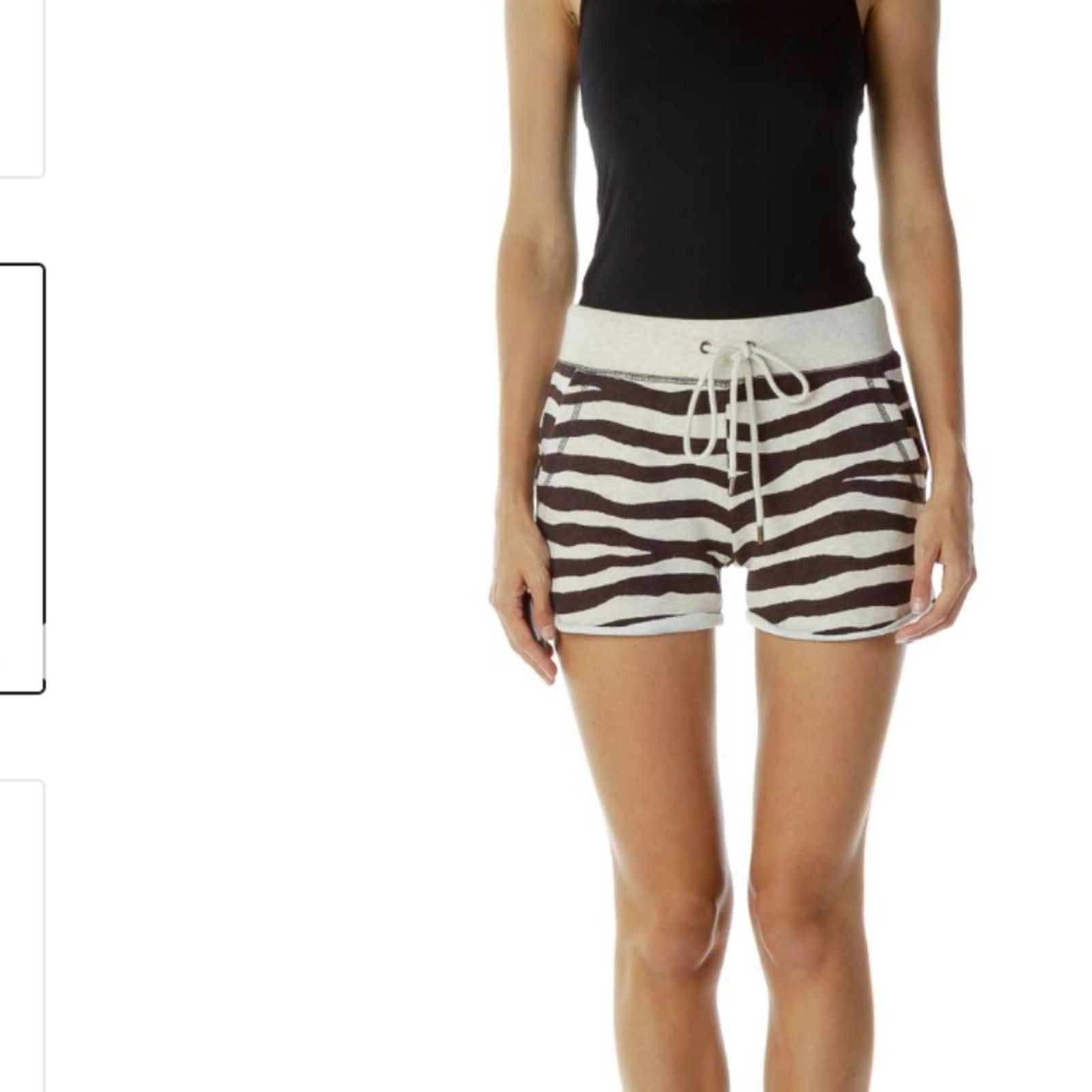 Michael Kors Michael Michael Kors Brown Drawstring Shorts - Medium Size 26" / US 2 / IT 38 - 8 Thumbnail