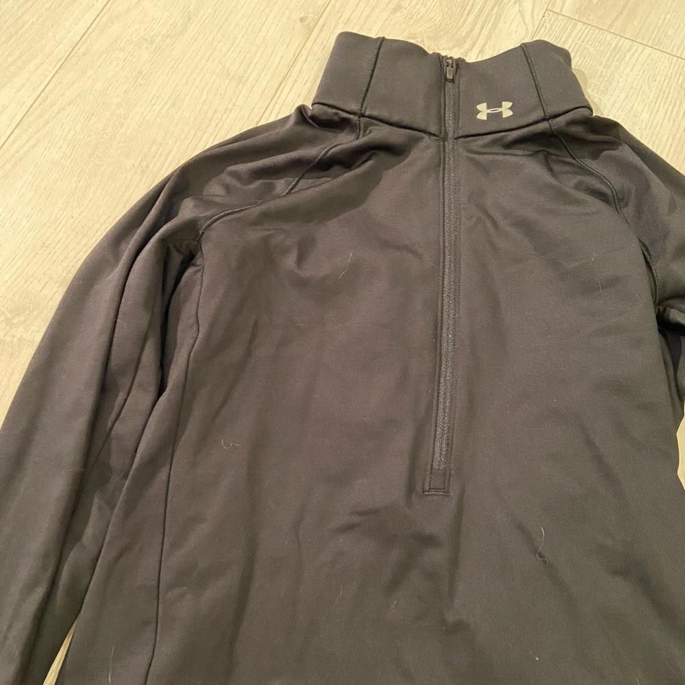 Under Armour Under Armour Black Athletic Workout Pullover Size S / US 4 / IT 40 - 3 Thumbnail