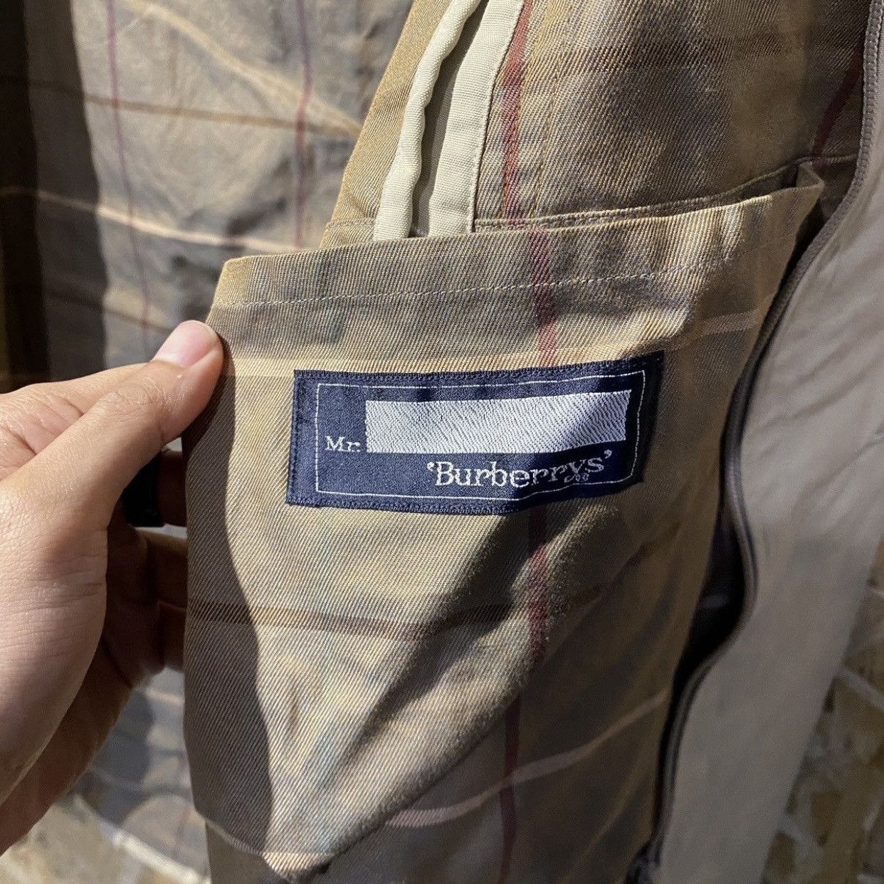 Burberry × Vintage Vintage 90s Burberry Trench Coat Check Size US L / EU 52-54 / 3 - 18 Thumbnail