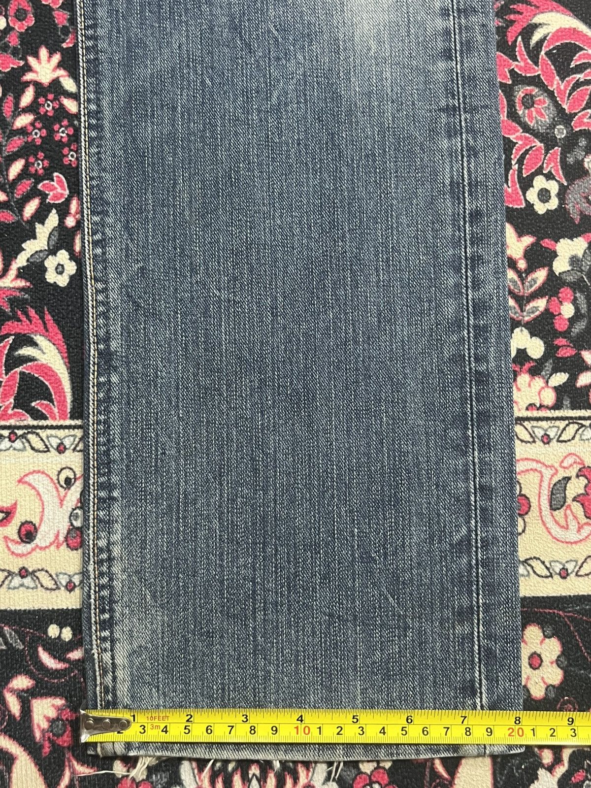 Lee Vintage Lee Riders Union Made Sanforized Distress Blue Jeans Size US 29 - 16 Thumbnail