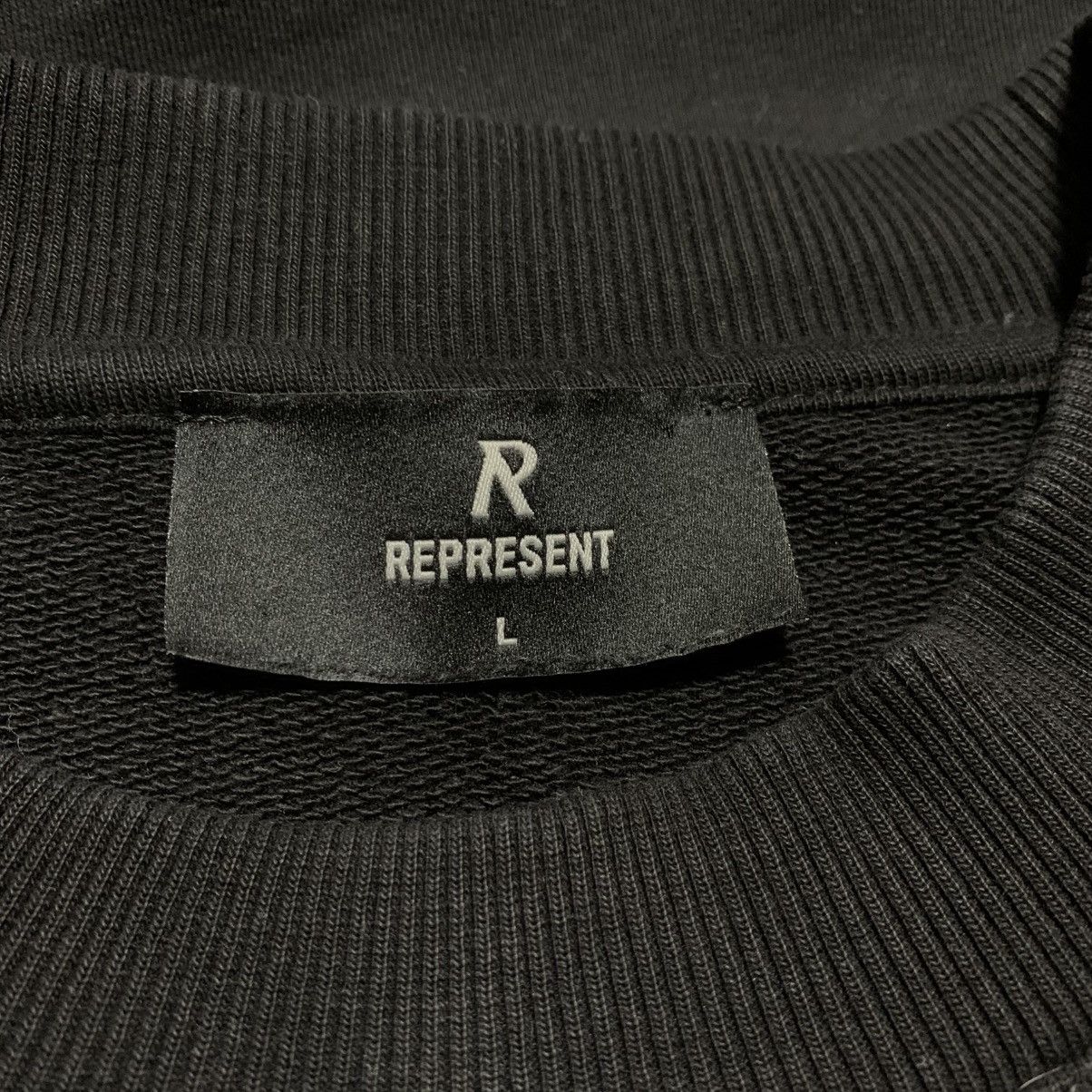 Represent Clo. Represent Large Icarus Jet Black Sweater Sweatshirt Crewneck Size US L / EU 52-54 / 3 - 4 Thumbnail