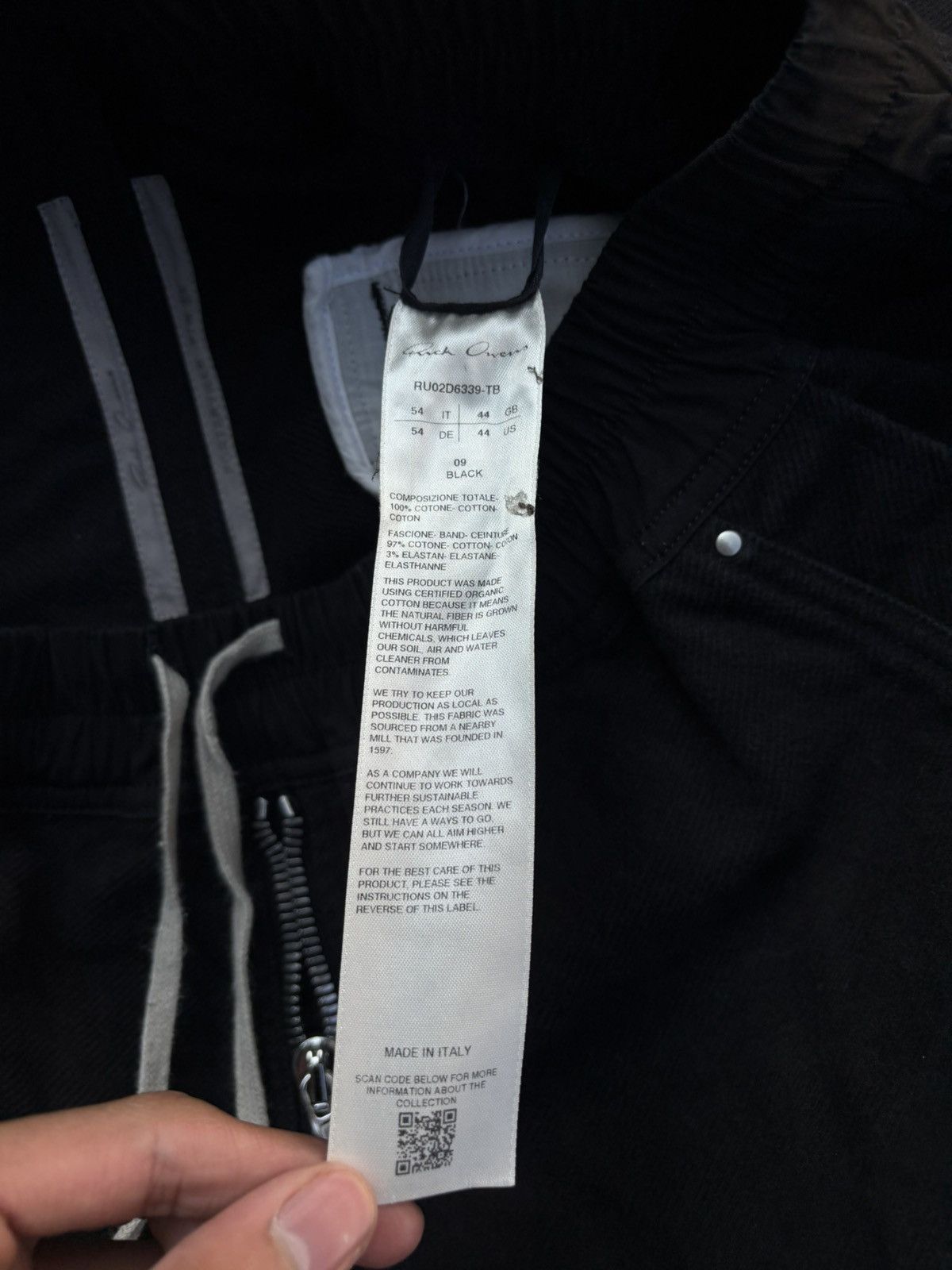 Rick Owens rick owens porterville ss24 black Size US 34 / EU 50 - 11 Thumbnail