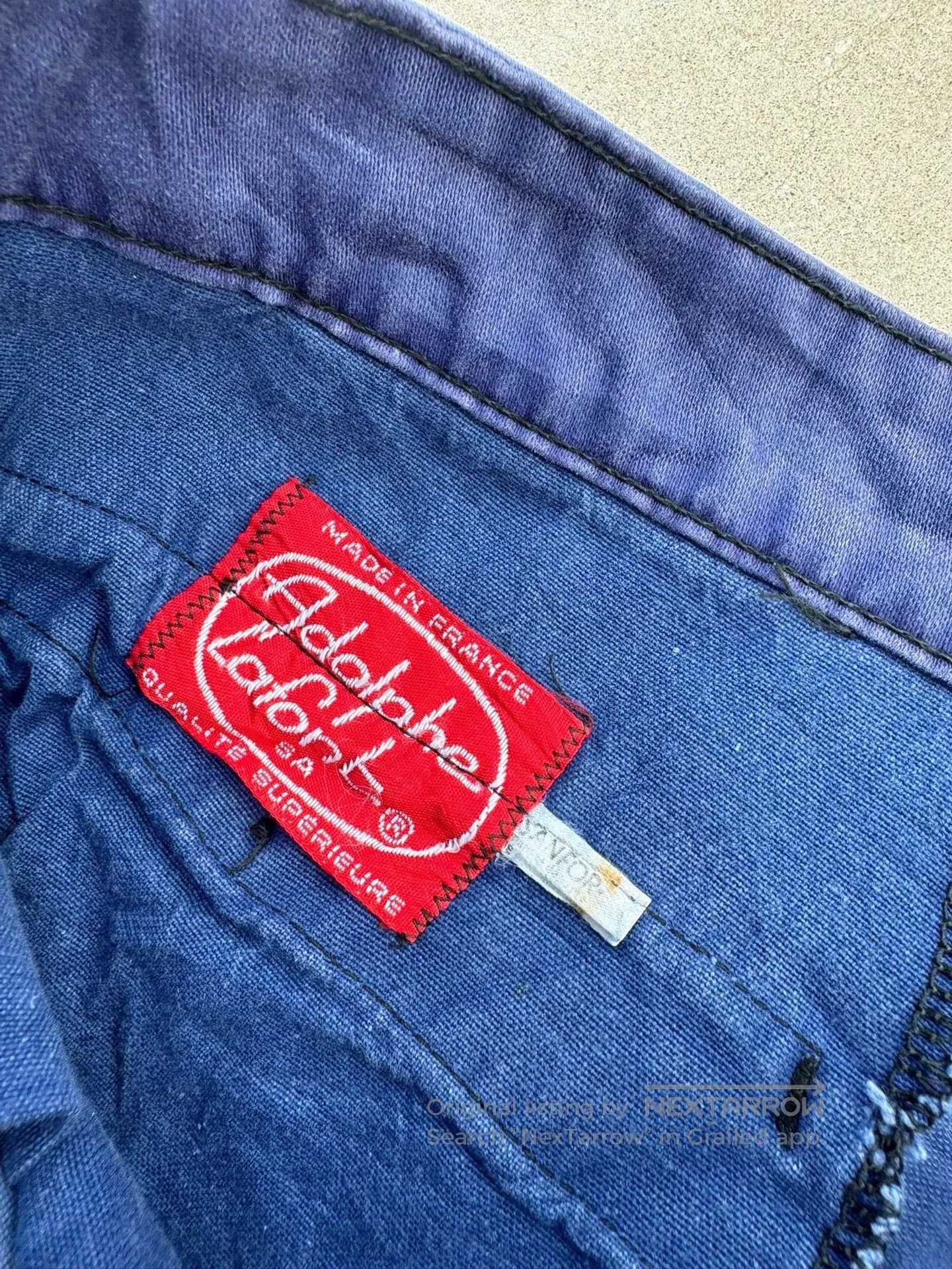 Vintage Vintage 50s French Moleskin Work Pants. Size US 36 / EU 52 - 6 Thumbnail