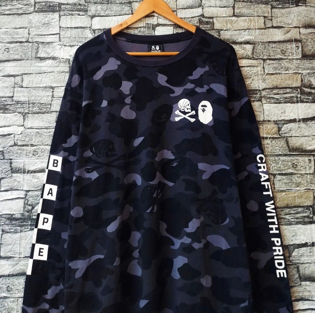 Bape × Neighborhood BAPE X Neighborhood Camouflage Long Sleeve Size US XL / EU 56 / 4 - 3 Thumbnail