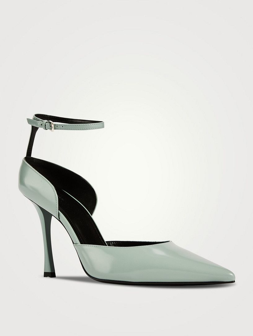 Givenchy o1srvl11e1224 Leather Pumps With Stockings in Green Size US 9 / IT 39 - 2 Thumbnail