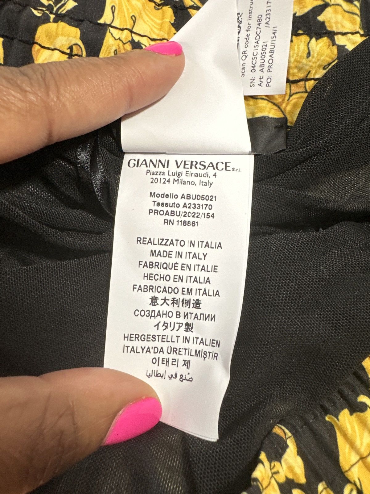 Versace New Authentic Versace Men Shorts Size 5 Size US 29 - 11 Thumbnail