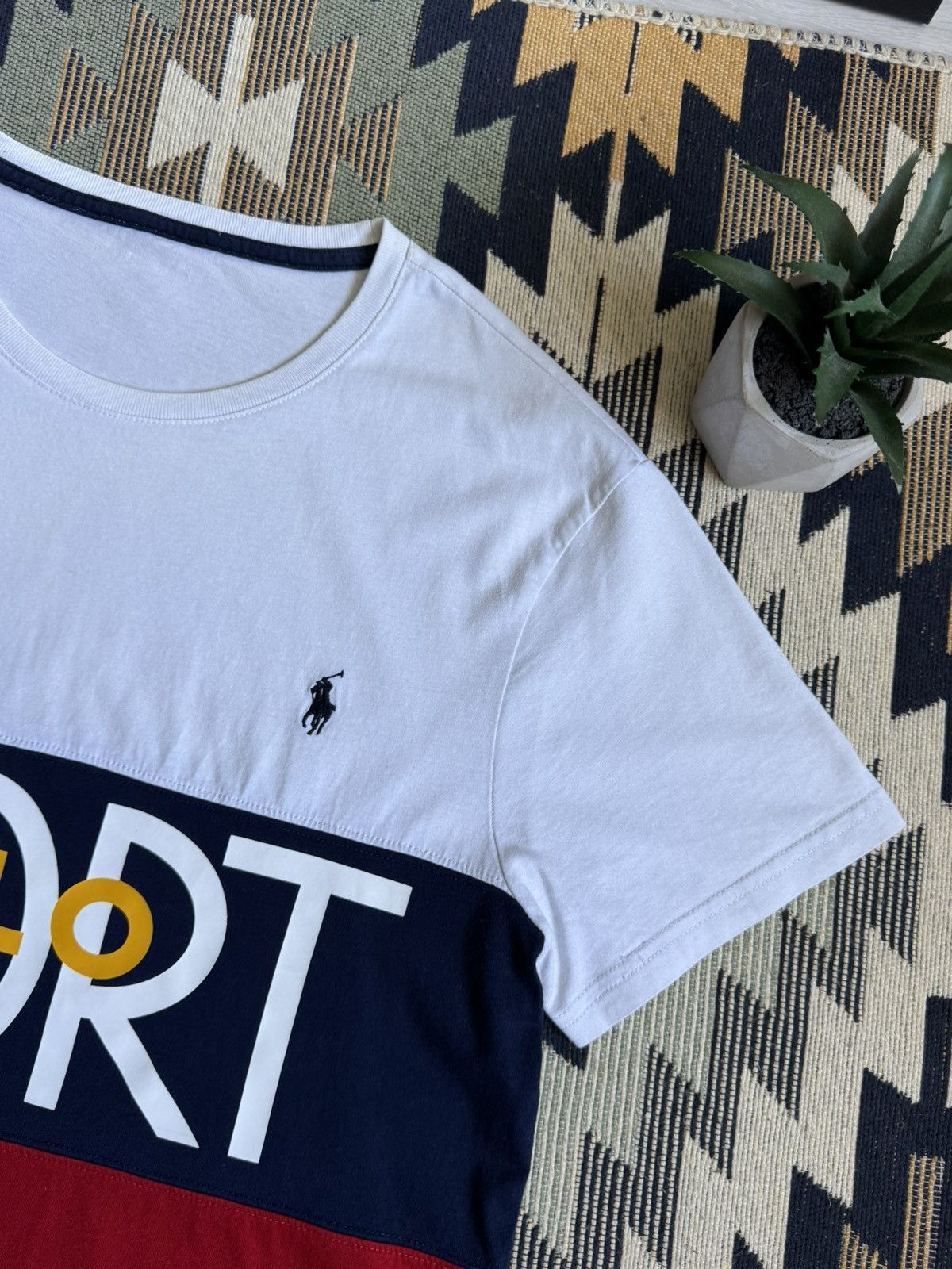 Polo Ralph Lauren Polo Ralph Lauren Sport Big Logo Colour Block T-shirt Size US M / EU 48-50 / 2 - 6 Thumbnail