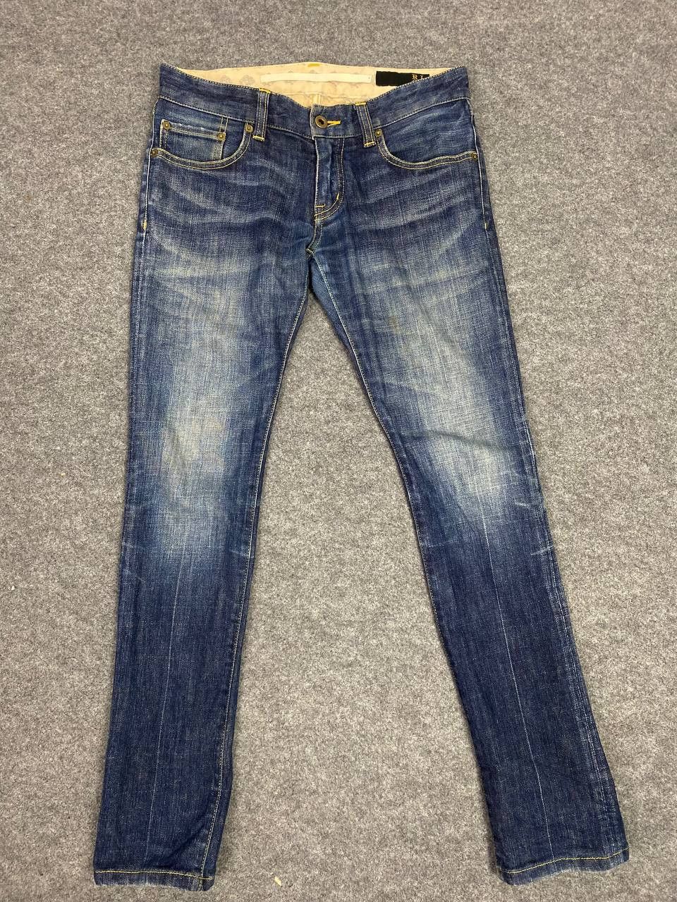 Japanese Brand rico jeans riri zipper distressed rework bondage denim Size 32" / US 10 / IT 46 - 8 Thumbnail