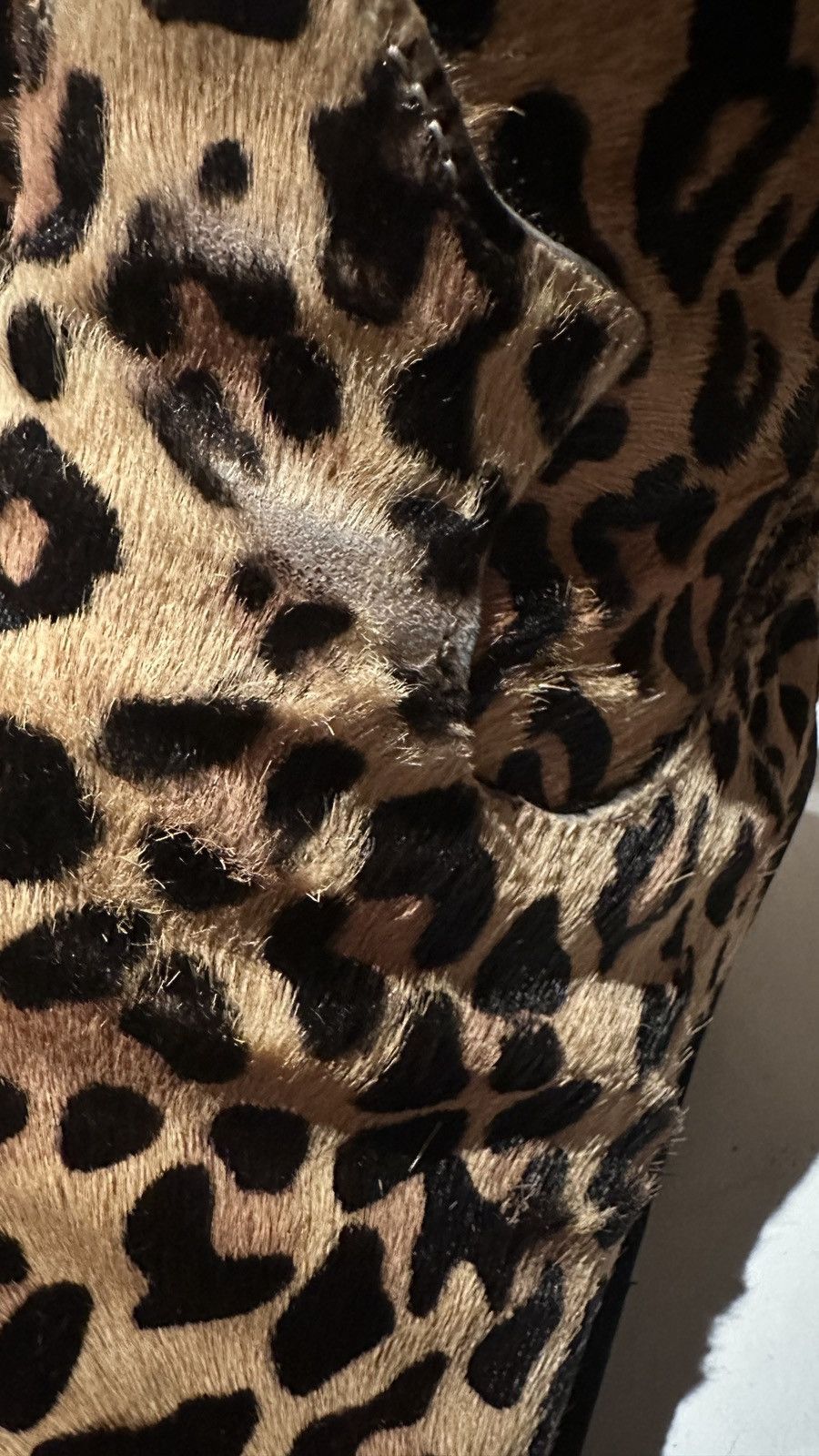 Handmade Custom Made Animal Print boots 8.5us amiri ysl Celine Size US 8.5 / EU 41-42 - 3 Thumbnail